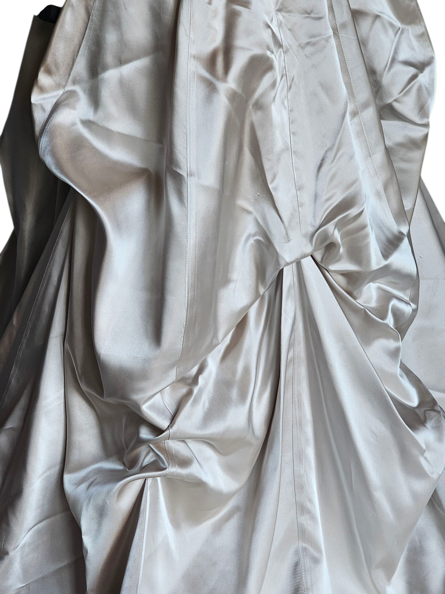 Strapless A-Line Champagne Satin Wedding Gown W/Shrug - Jessica McClintock