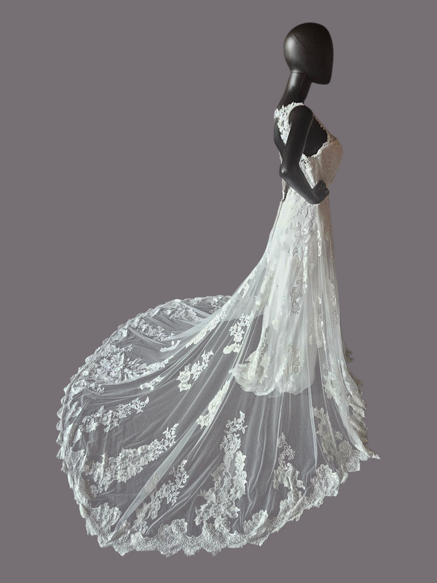 White Lace Illusion Bodice Open Back Wedding Gown - Morilee Madeline Gardner