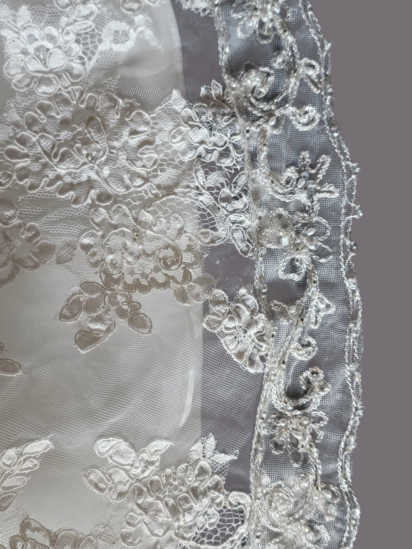 Ivory Lace Strapless Empire Waist Wedding - Morilee