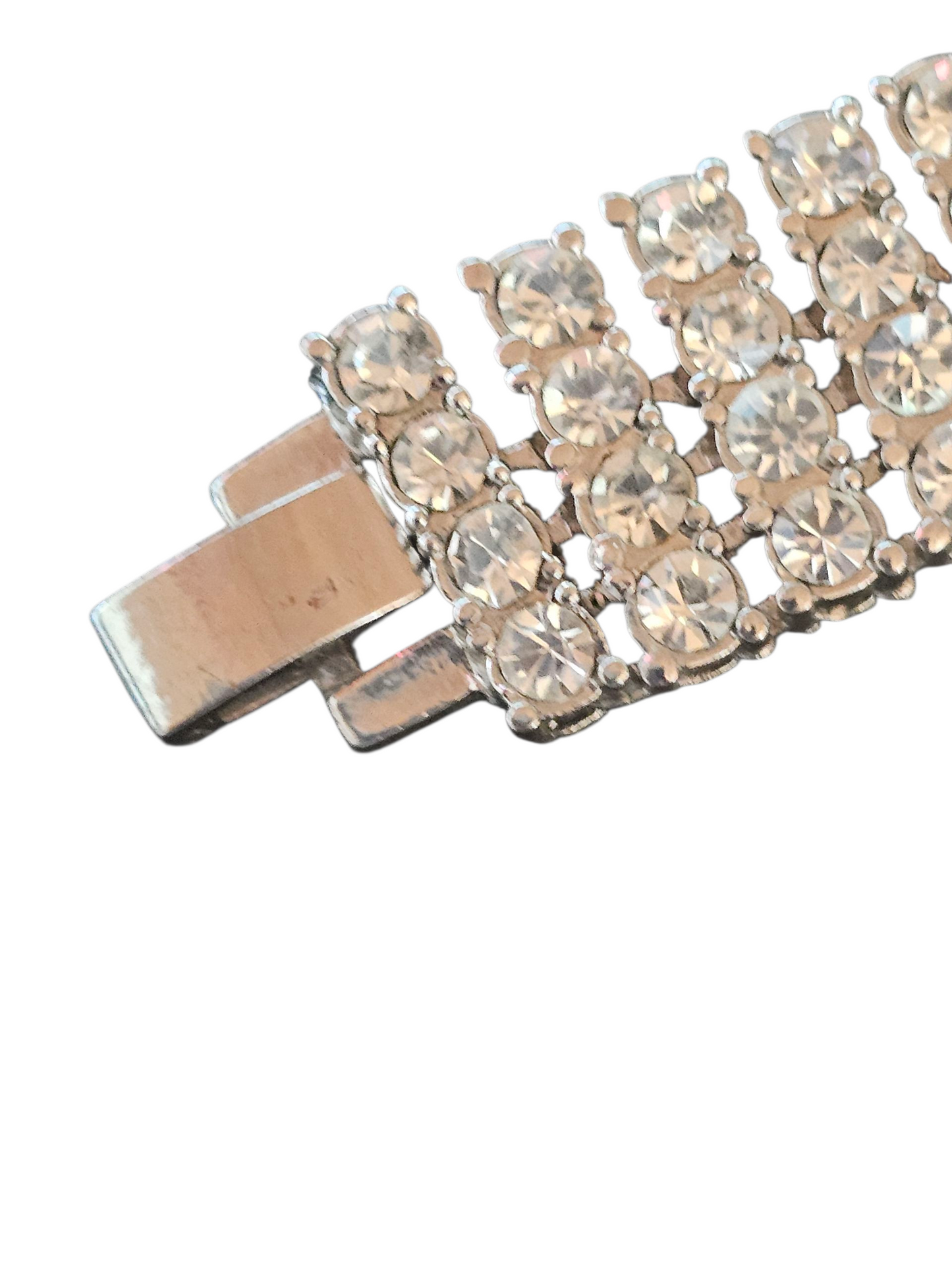 Vintage Rhinstone Coil Necklace/Belt