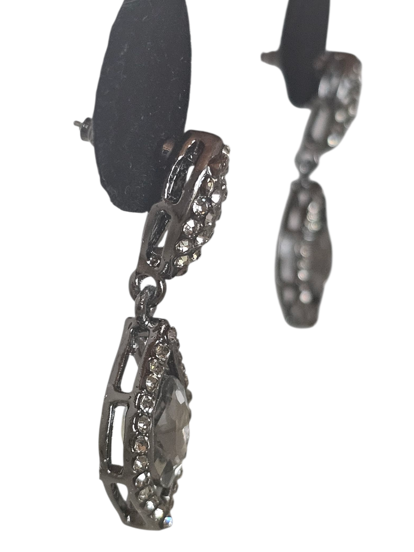 Black Teardrop Small Earring