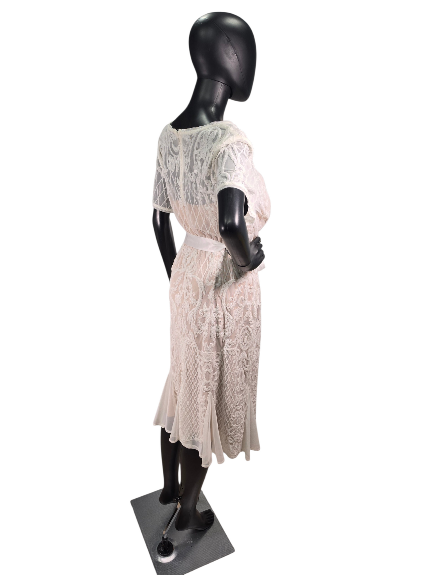 Ivory/Nude Sequin Kick - R & M Richards