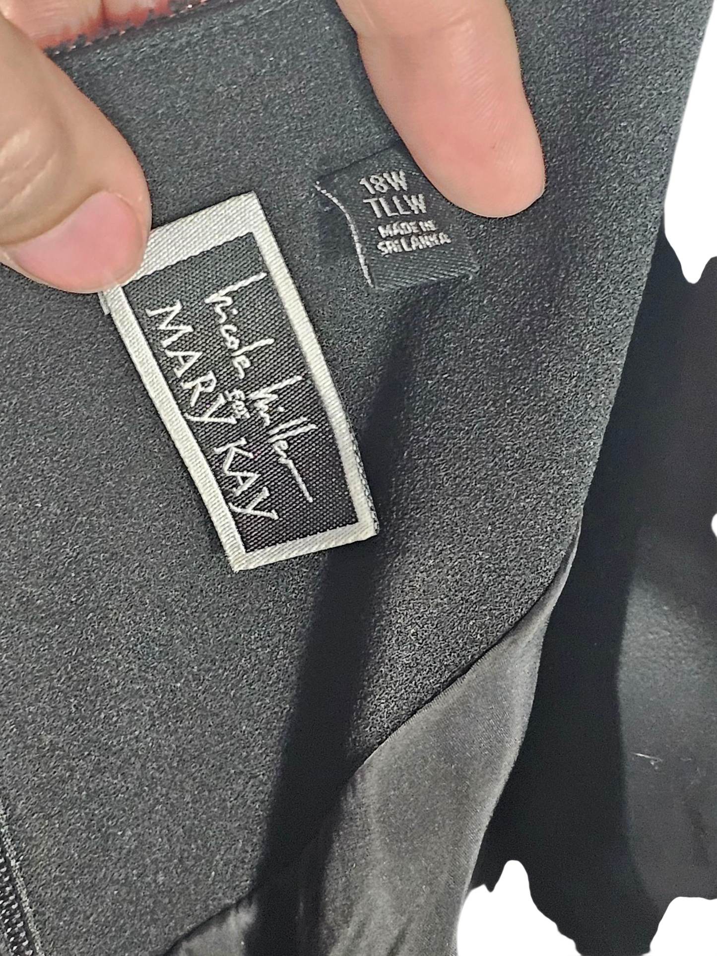 Black Mary Kay Silver Accent Cocktail Midlength Dress - Mary Kay