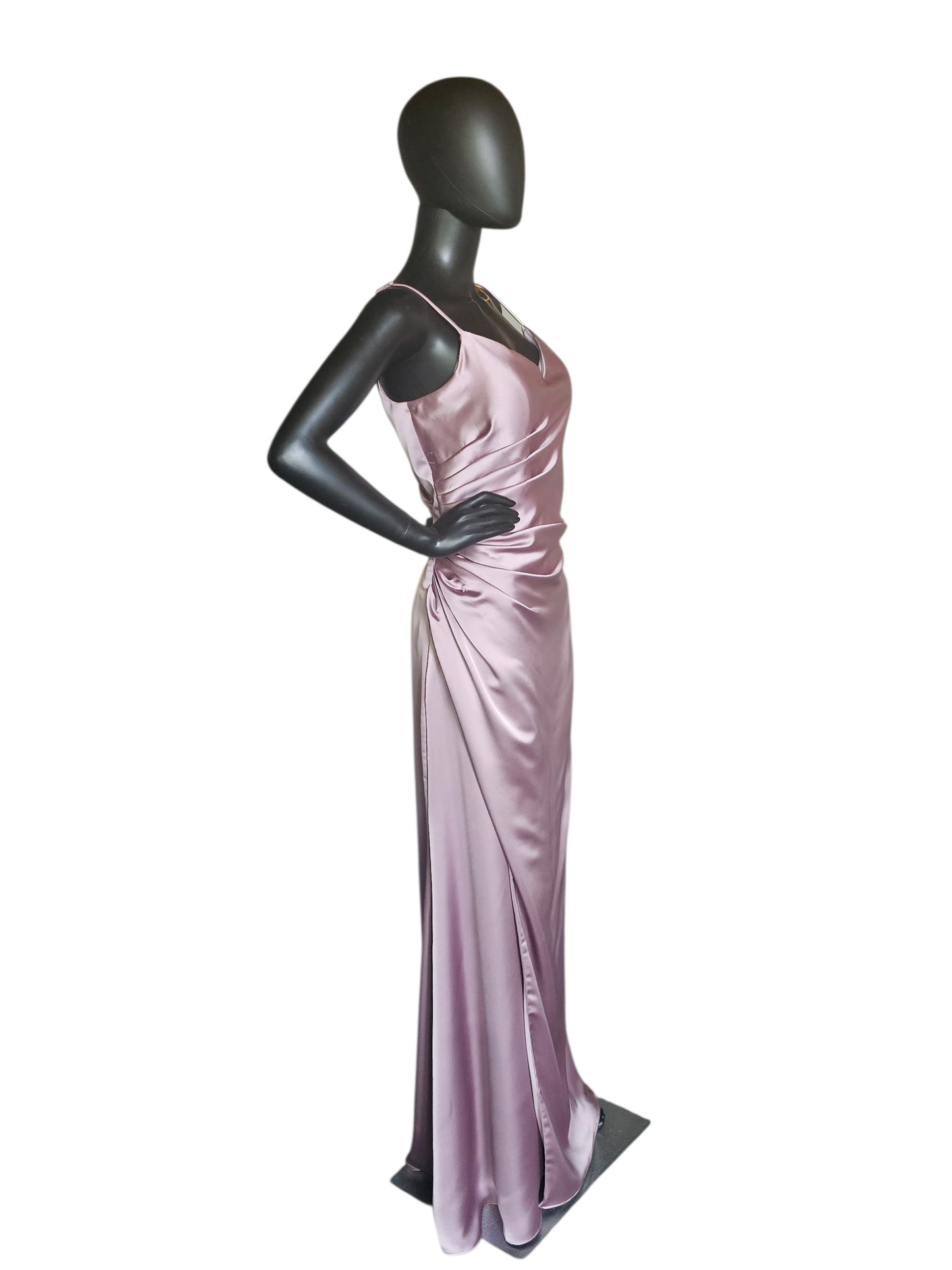 Desert Rose Silky Satin Maxi Formal Dress - Mori Lee