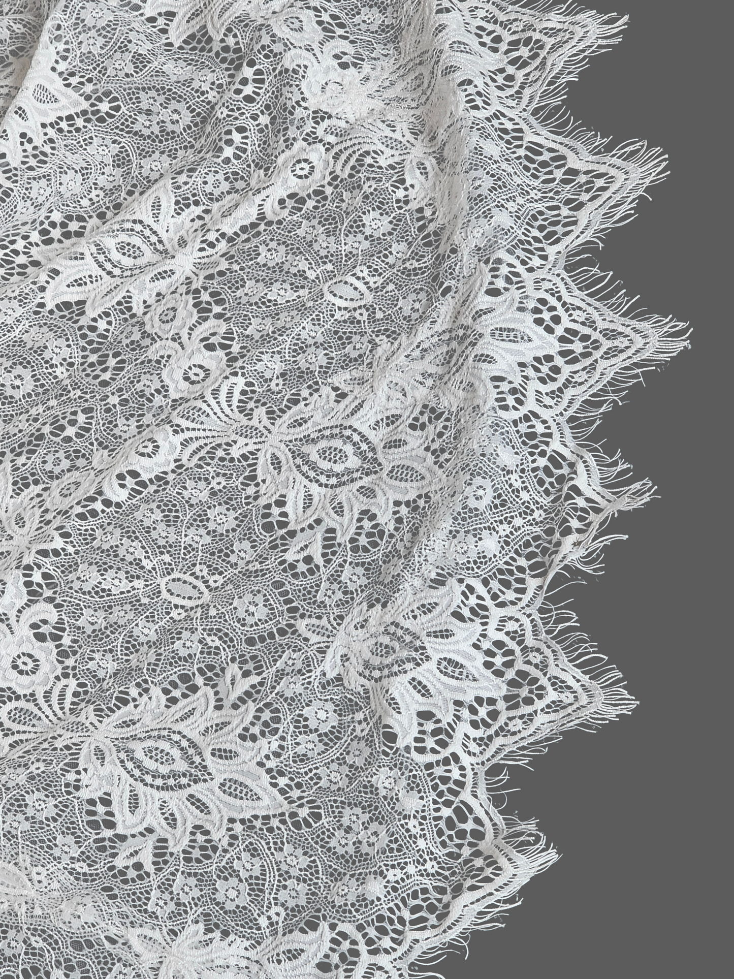 Boatneck Lace Ivory Fit/Flare Boho Wedding Gown - Lillian West