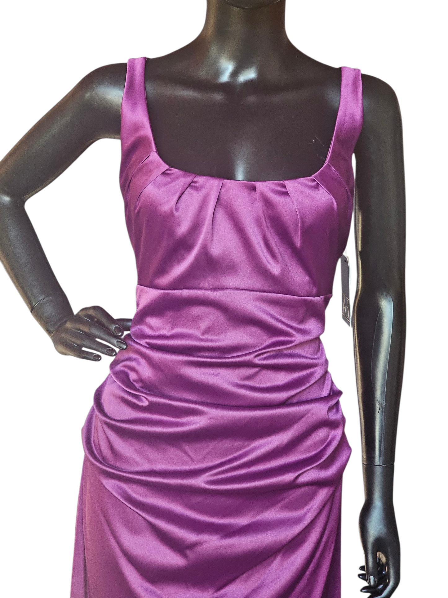 Electric Purple Scoop Cocktail Dress NWT - Suzi Chin/Nordstrom