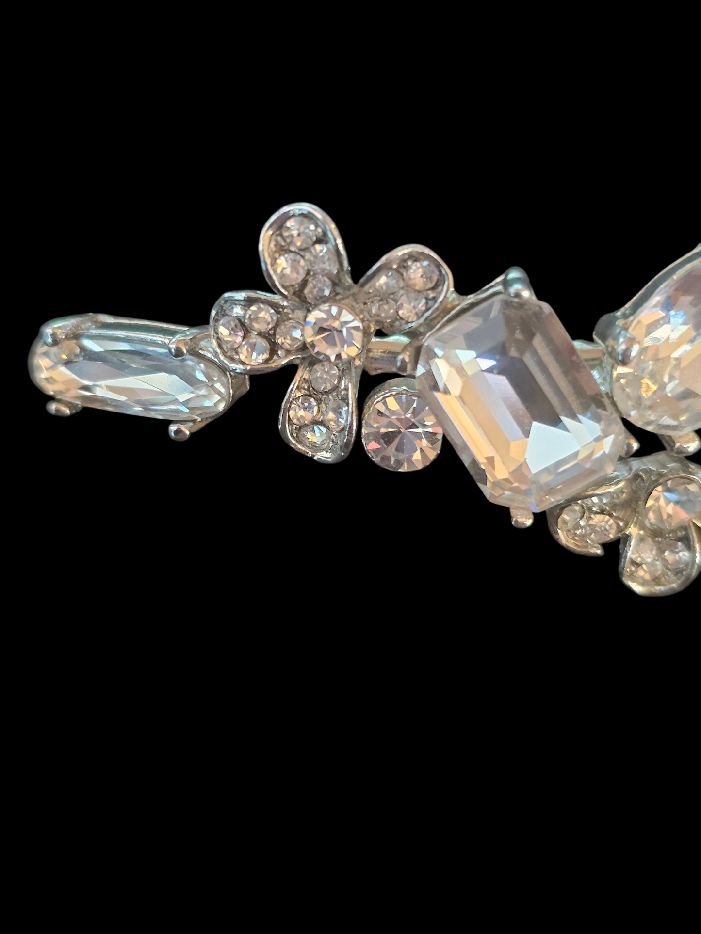 Crystal Aligator Hair Clip