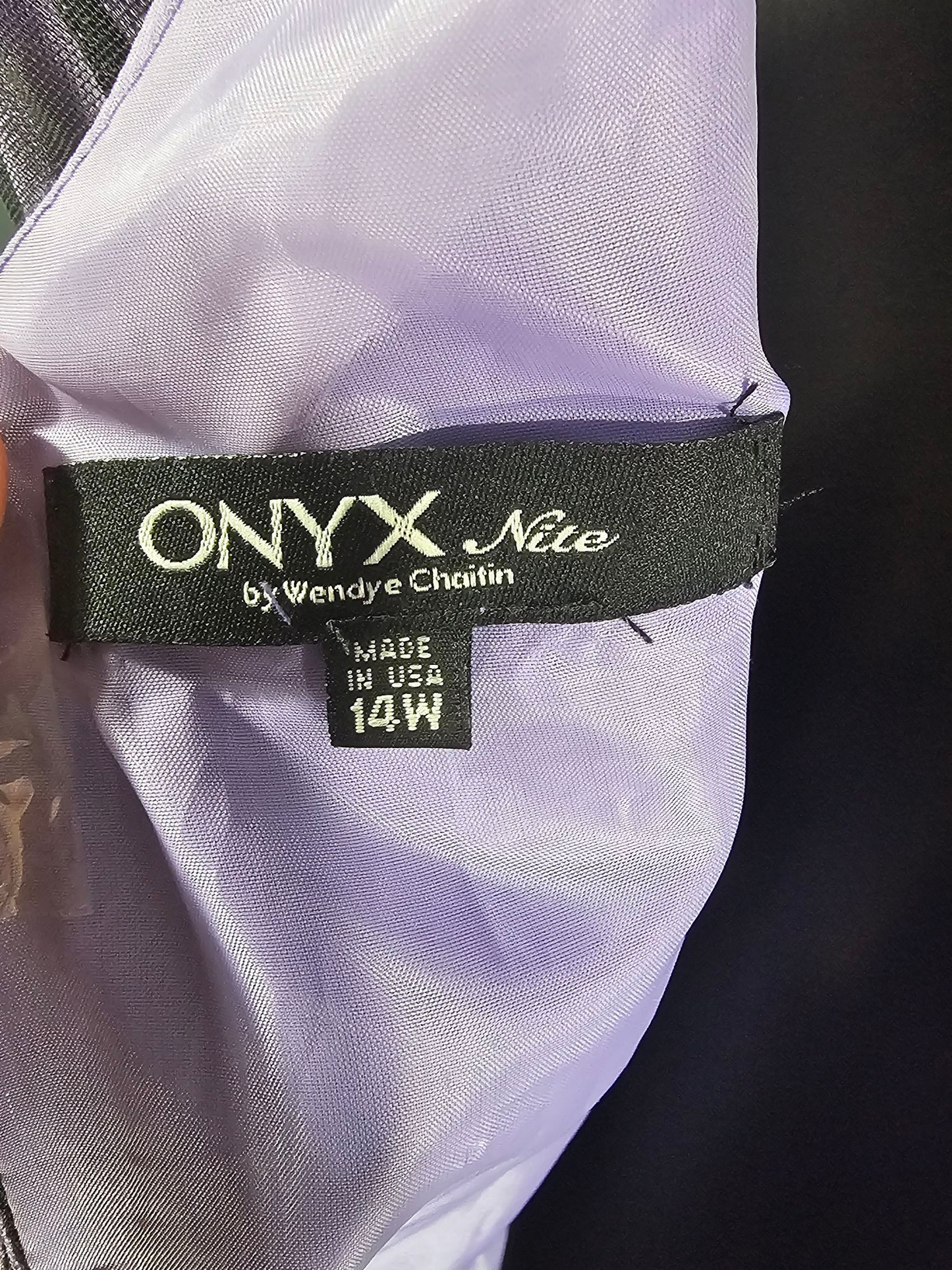 Purple/Black Sparkle Party Dress - Onyx Nites