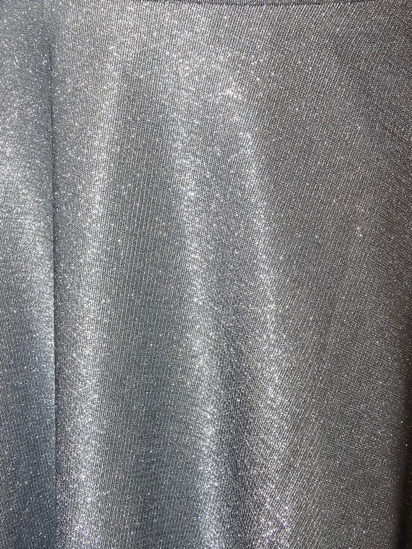 Silver Sparkle V-Neck A-Line Formal Gown - Ediths