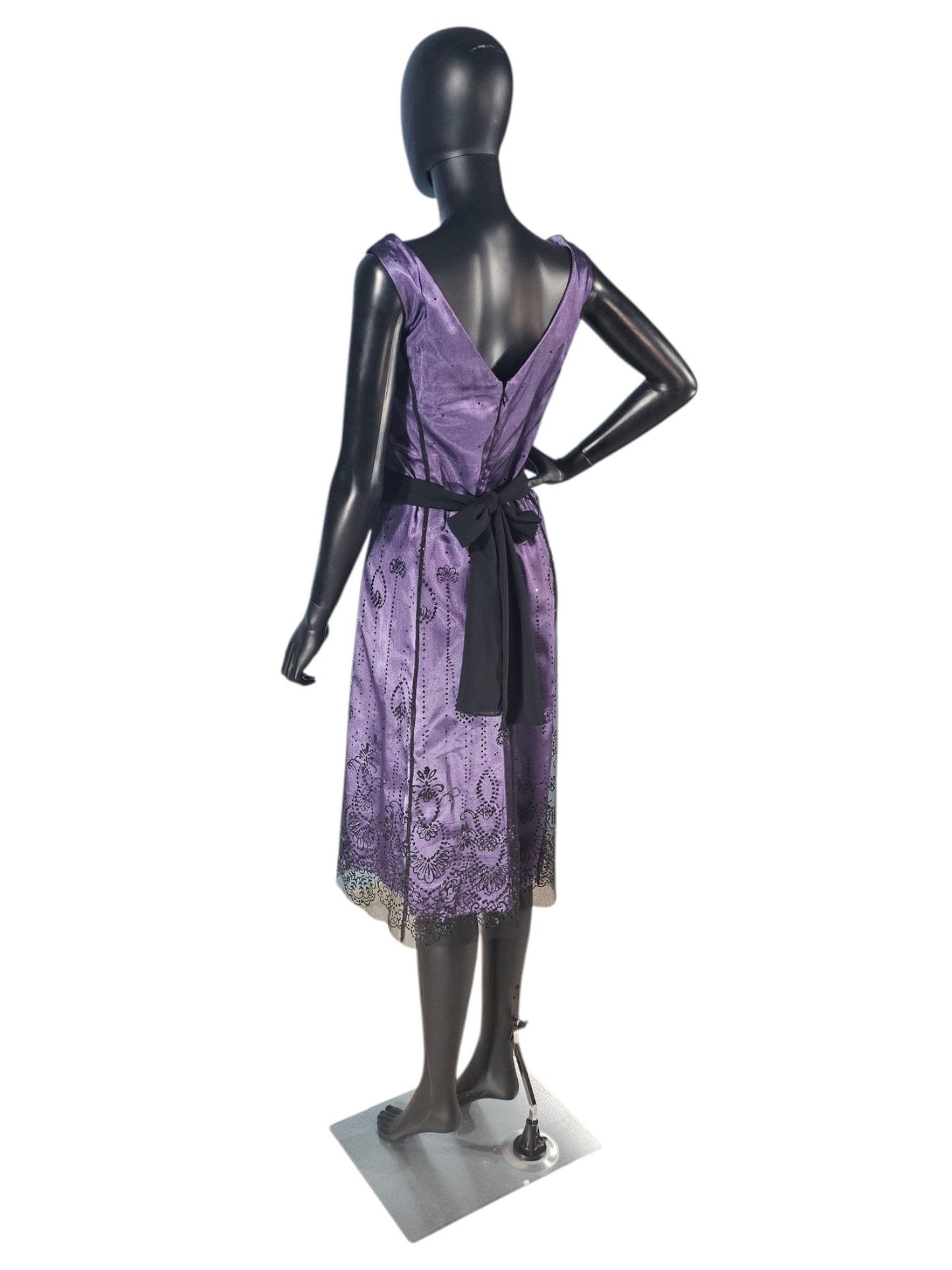 Purple/Black Sparkle Party Dress - Onyx Nites