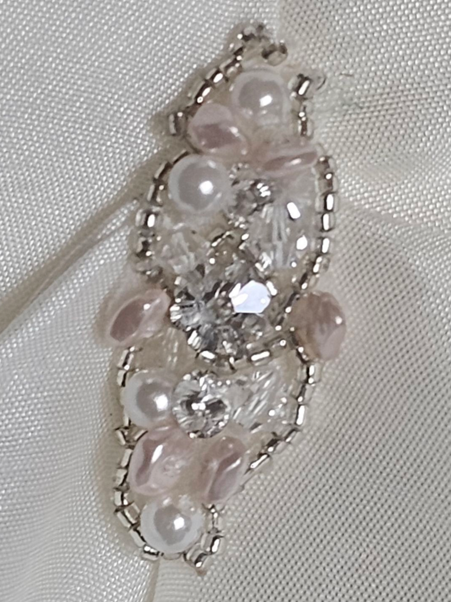 Ivory/Blush Tuck Taffetta Cupcake Wedding Gown- Maggie Sottero Couture