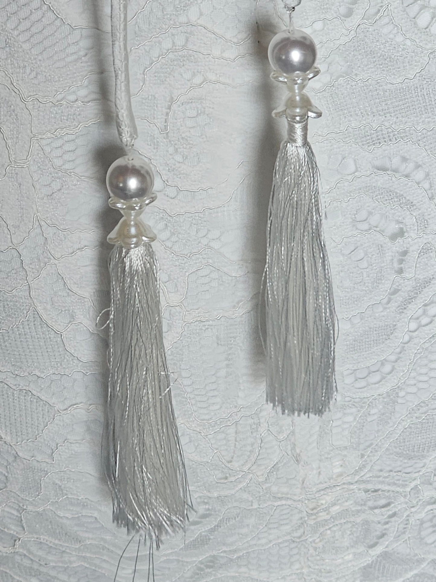 Ivory Long Sleeve Lace Fit/Flare Wedding Gown - DB Bridal