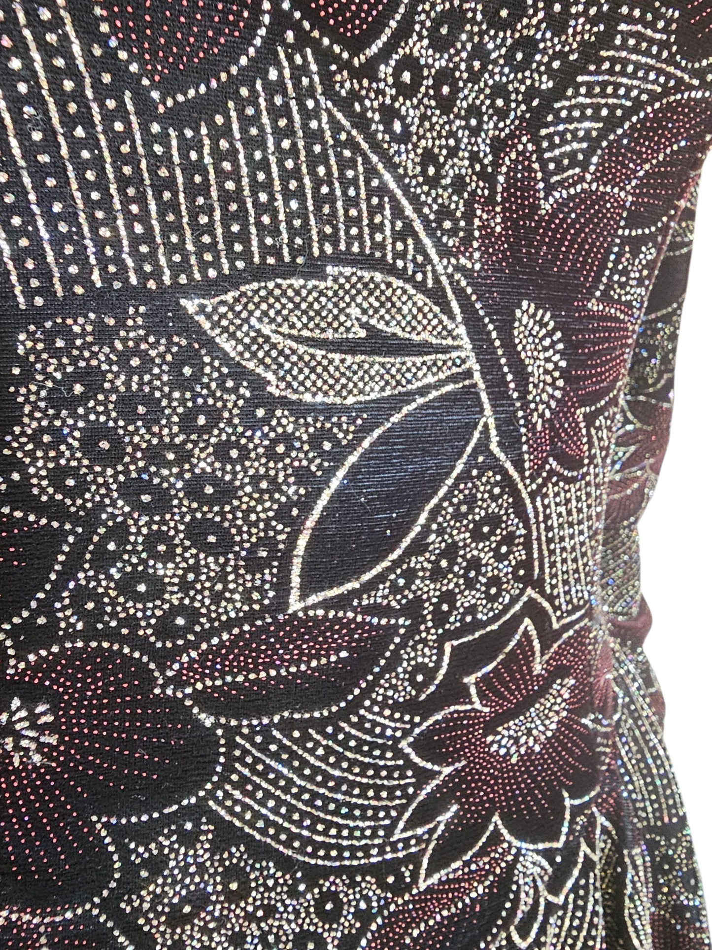 Vintage Dark Burgandy Velvet Peplum Party Dress - Jessica McClintock