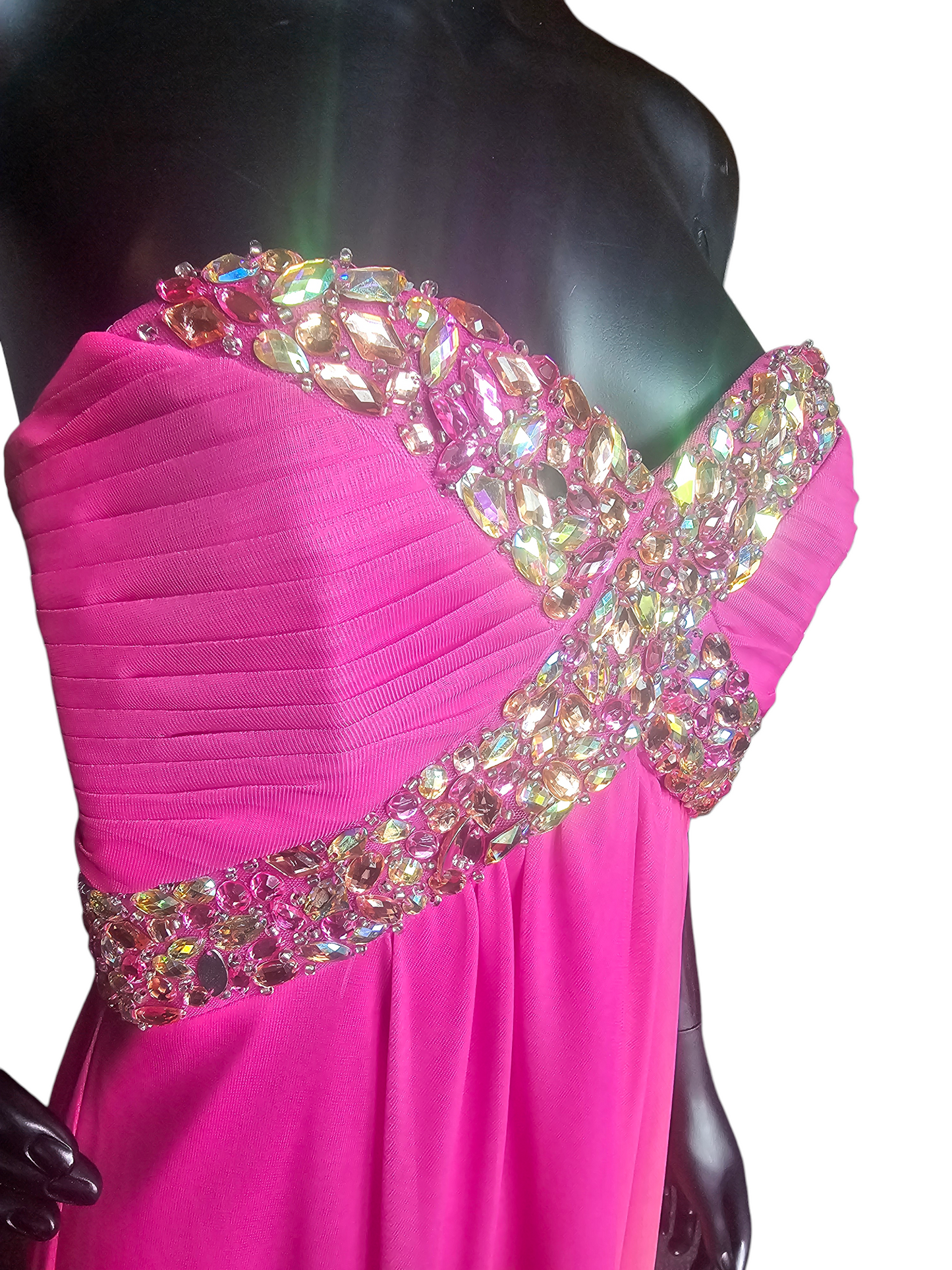 Y2K Pink/Orange Ombre Prom Dress - My Michelle