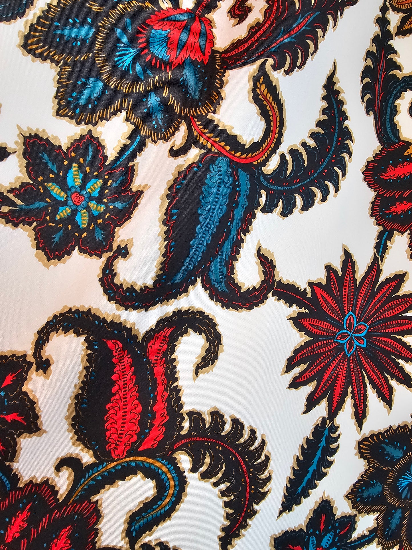 Bisou Bisou Pattern Stretch Jersey Sheath Cocktail Dress