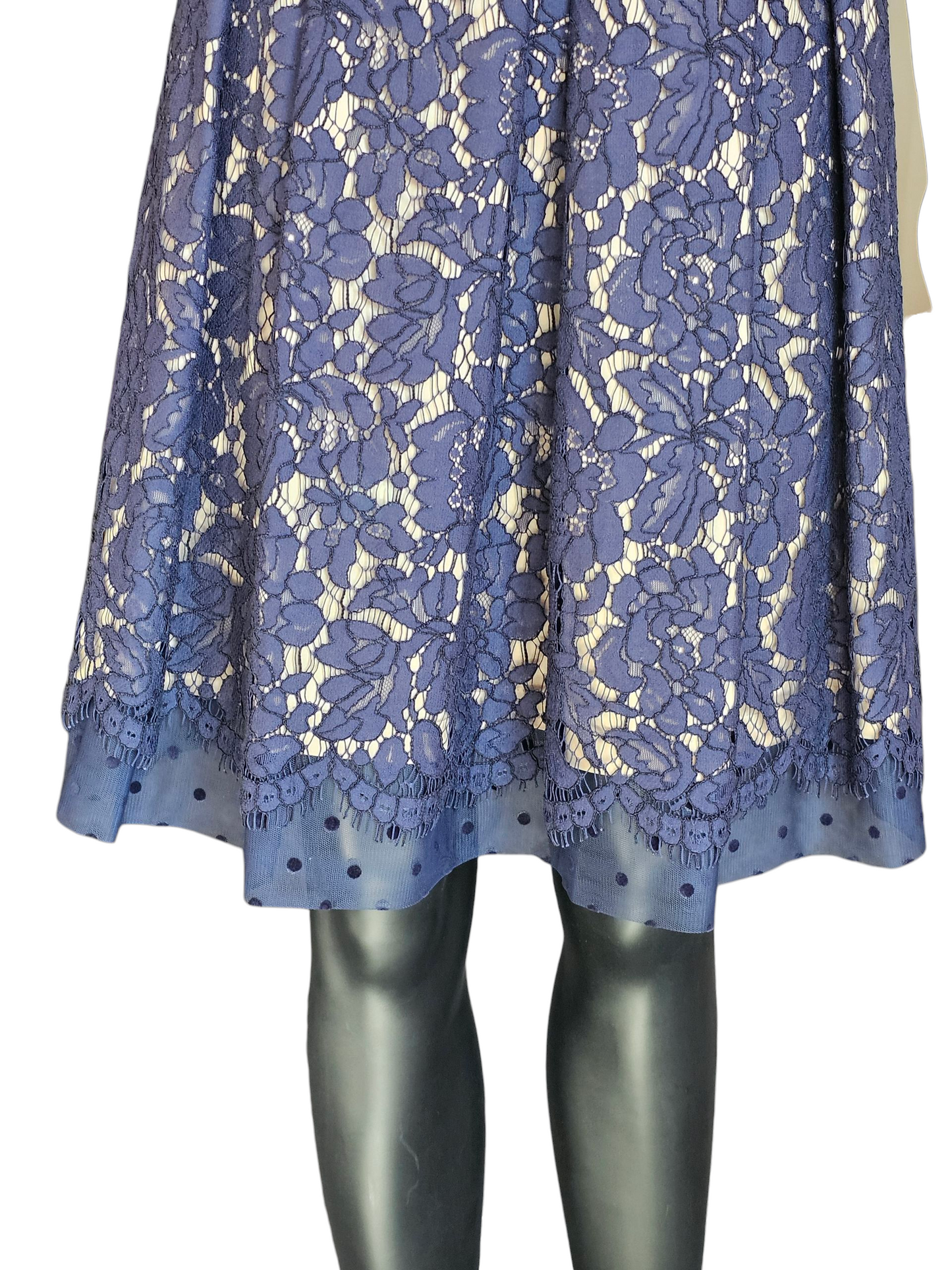 Navy Lace Cocktail Dress - Eliza J