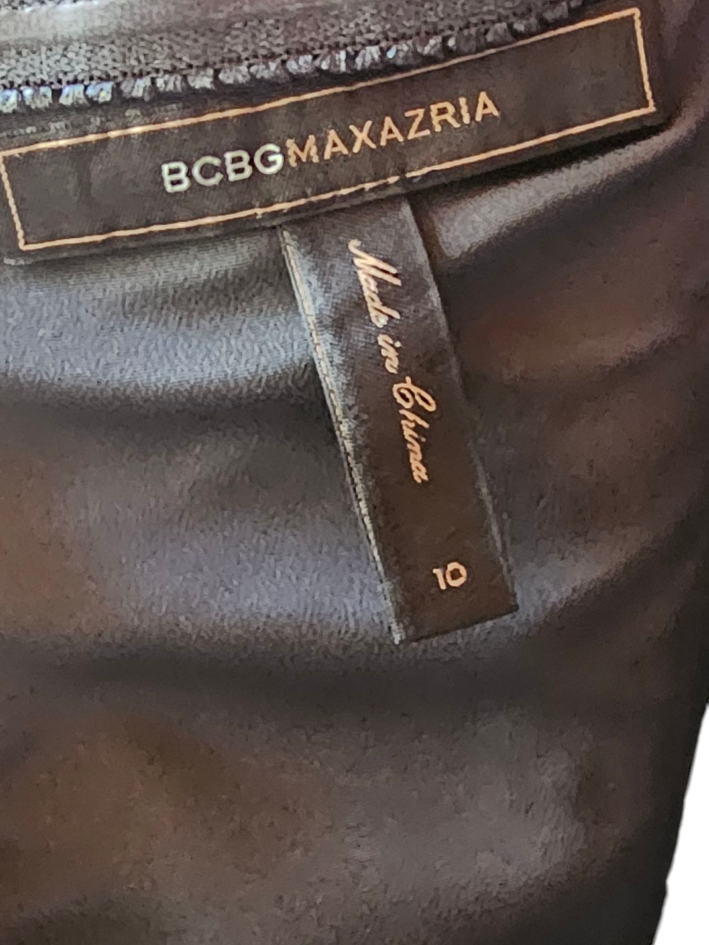 Black/Silver Jaquard Cocktail Dress - BCBG Max