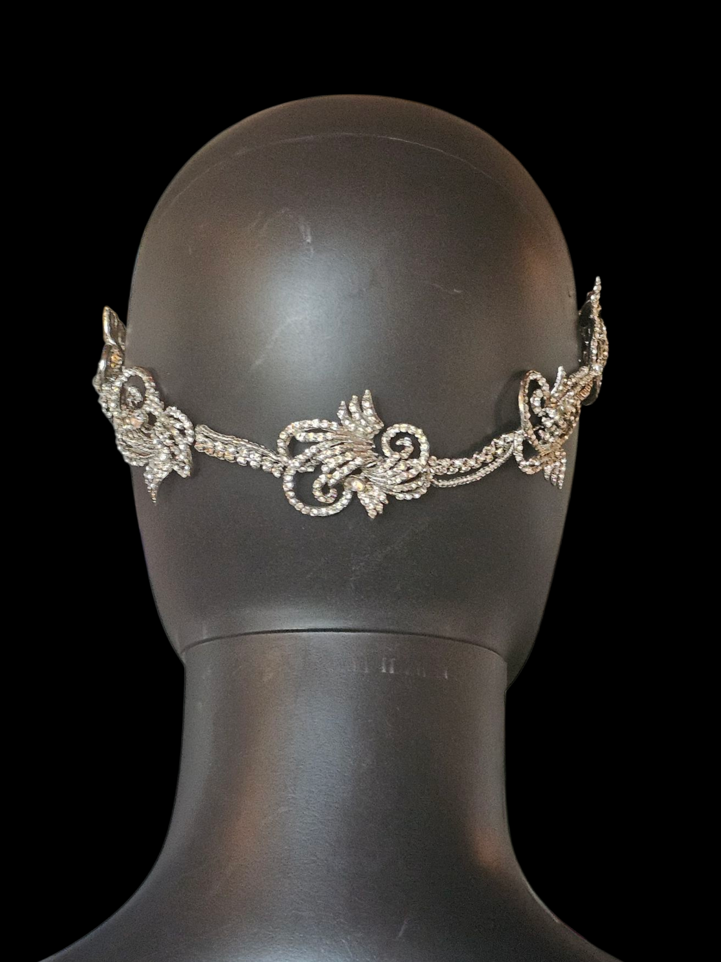 Crystal Swirl Hair Wreath