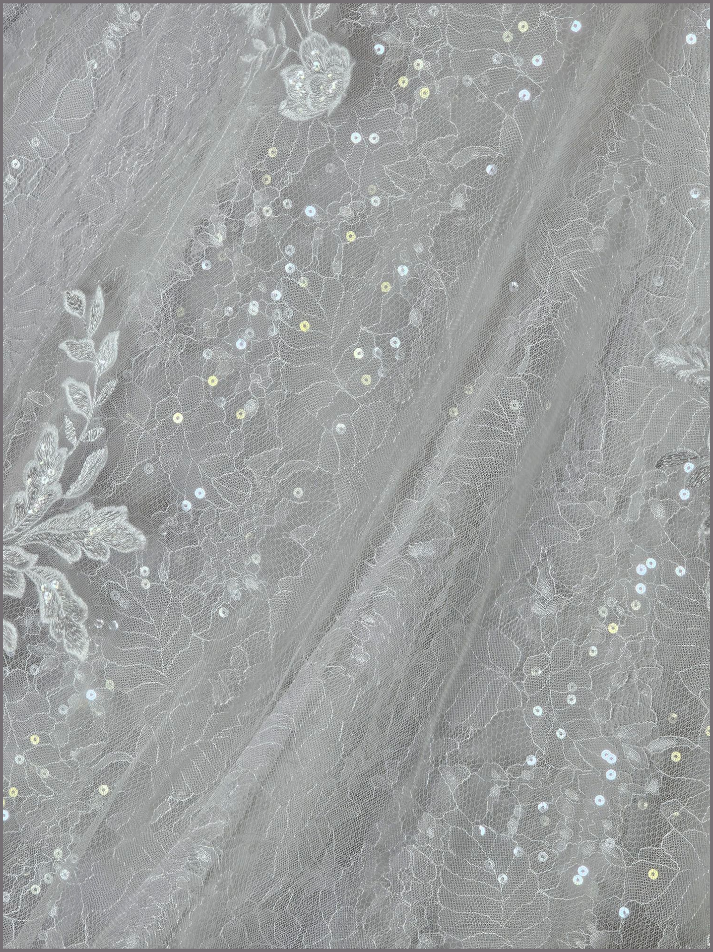 Ivory Illusion Neckline Plunge A-Line Floral Lace Wedding Gown - Morilee