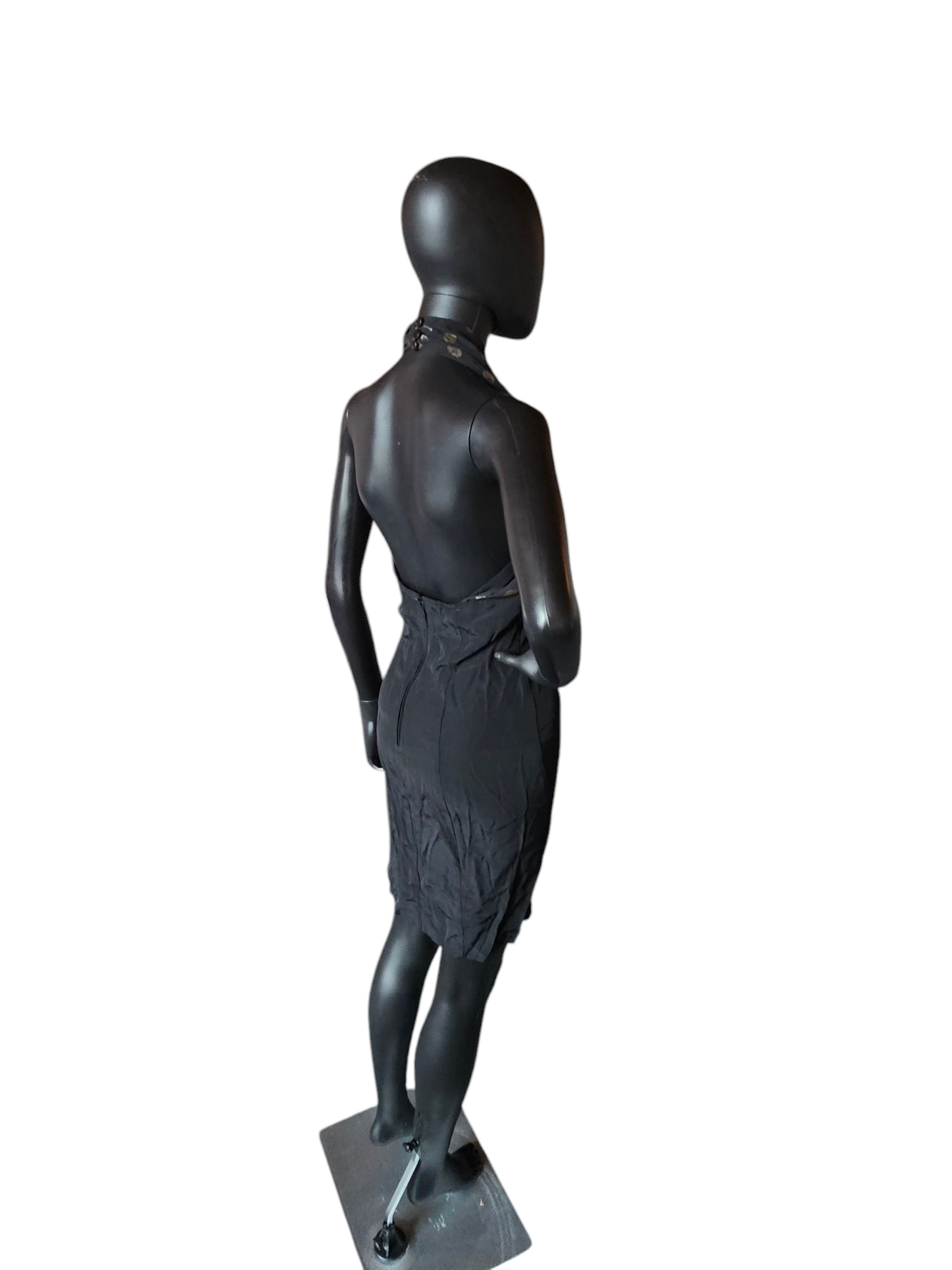 Vintage Polkadot Halter Cocktail Dress