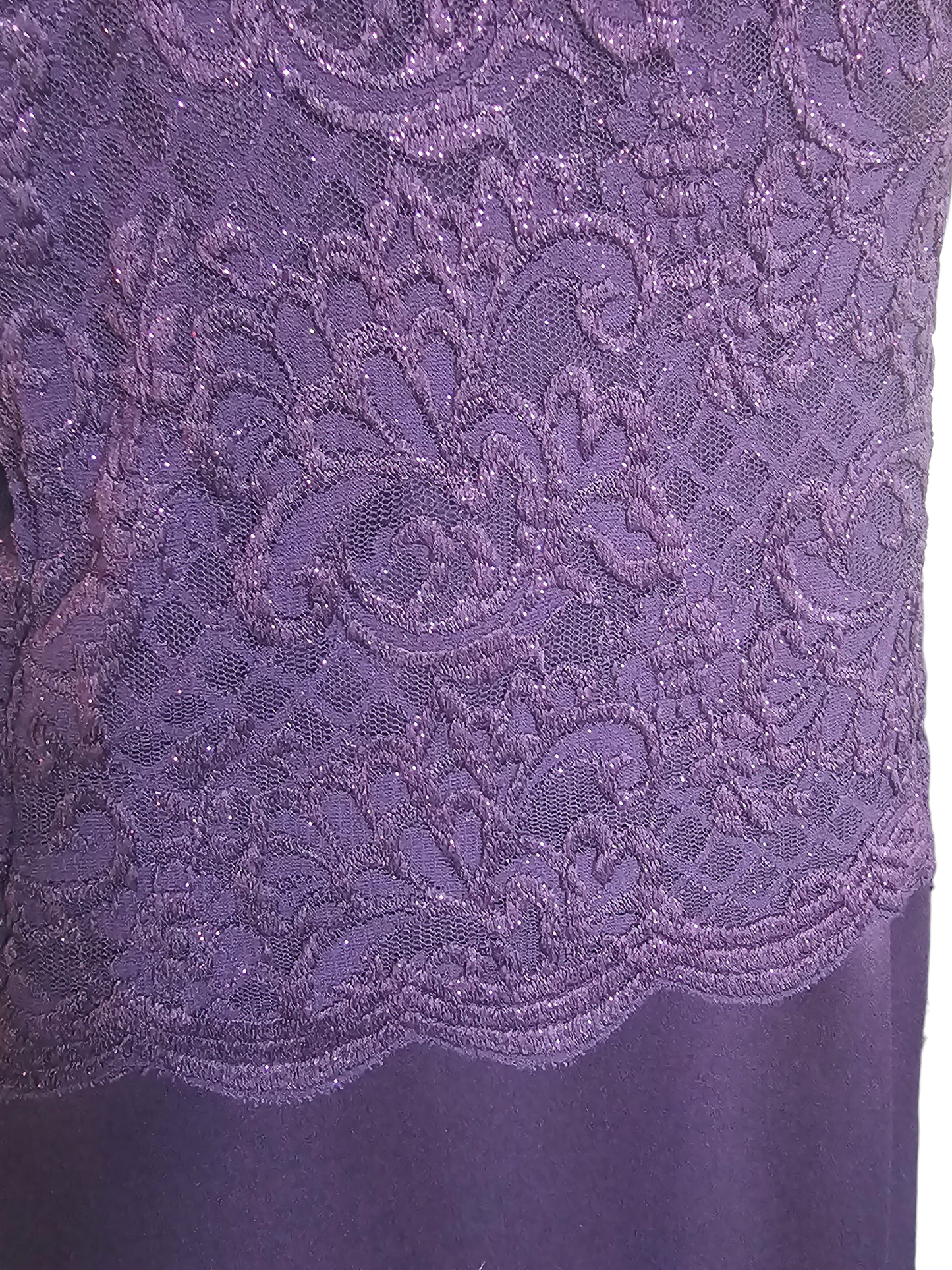 Plum Shimmer Dress 3/4 Jacket - Alex Evenings