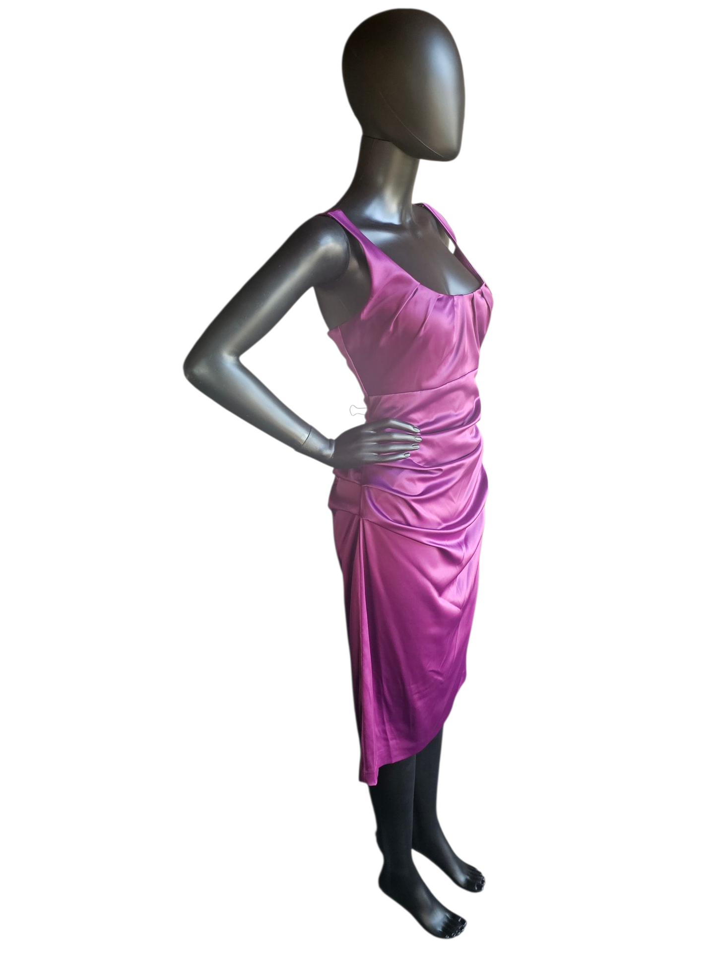 Electric Purple Scoop Cocktail Dress NWT - Suzi Chin/Nordstrom