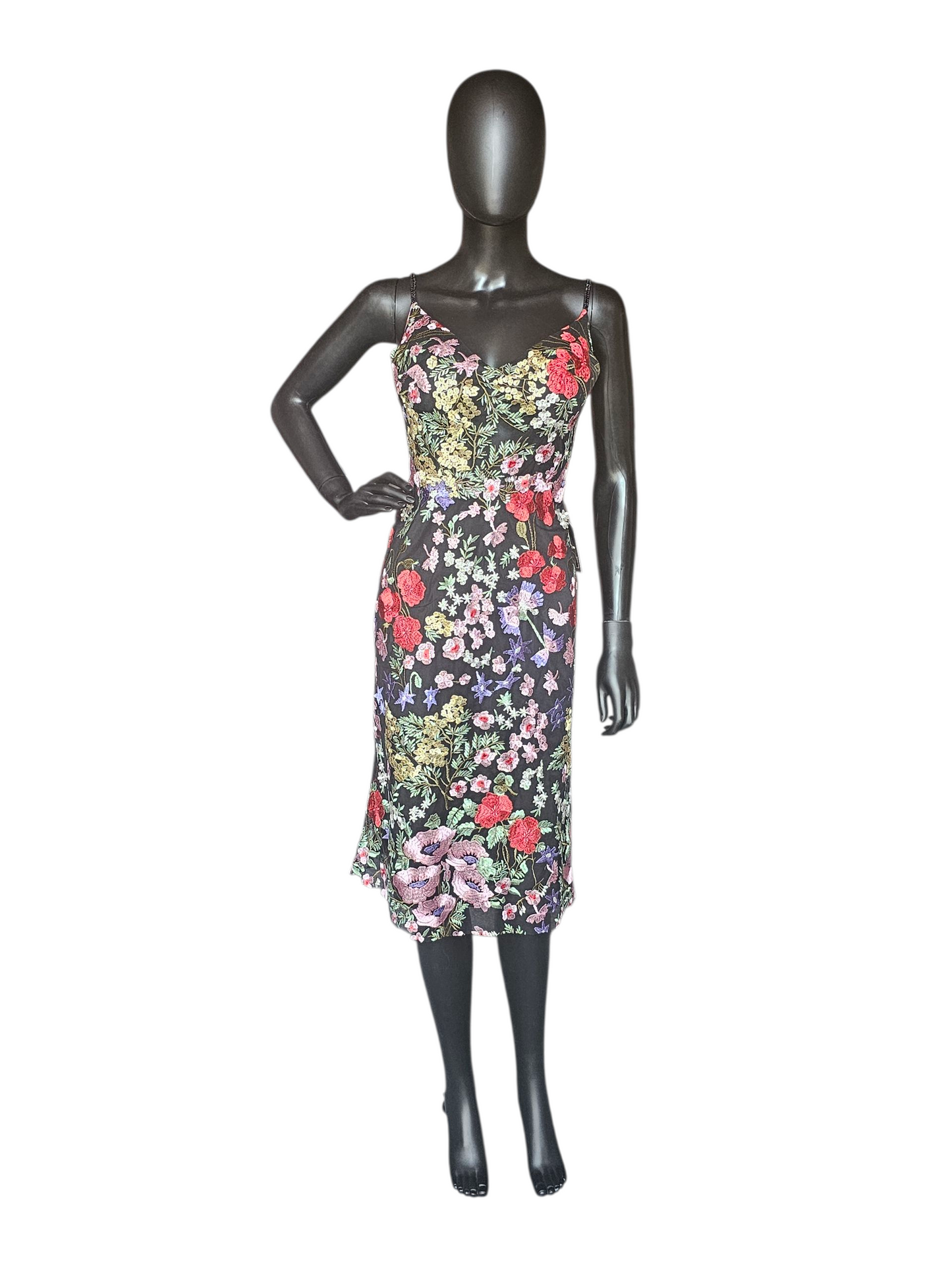 Floral Embroidered Cocktail Dress - Mac Duggal