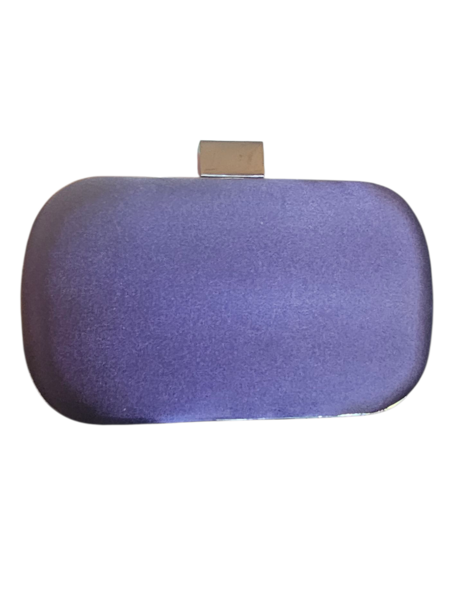 Purple Iridescent Crystal/Beaded Clutch