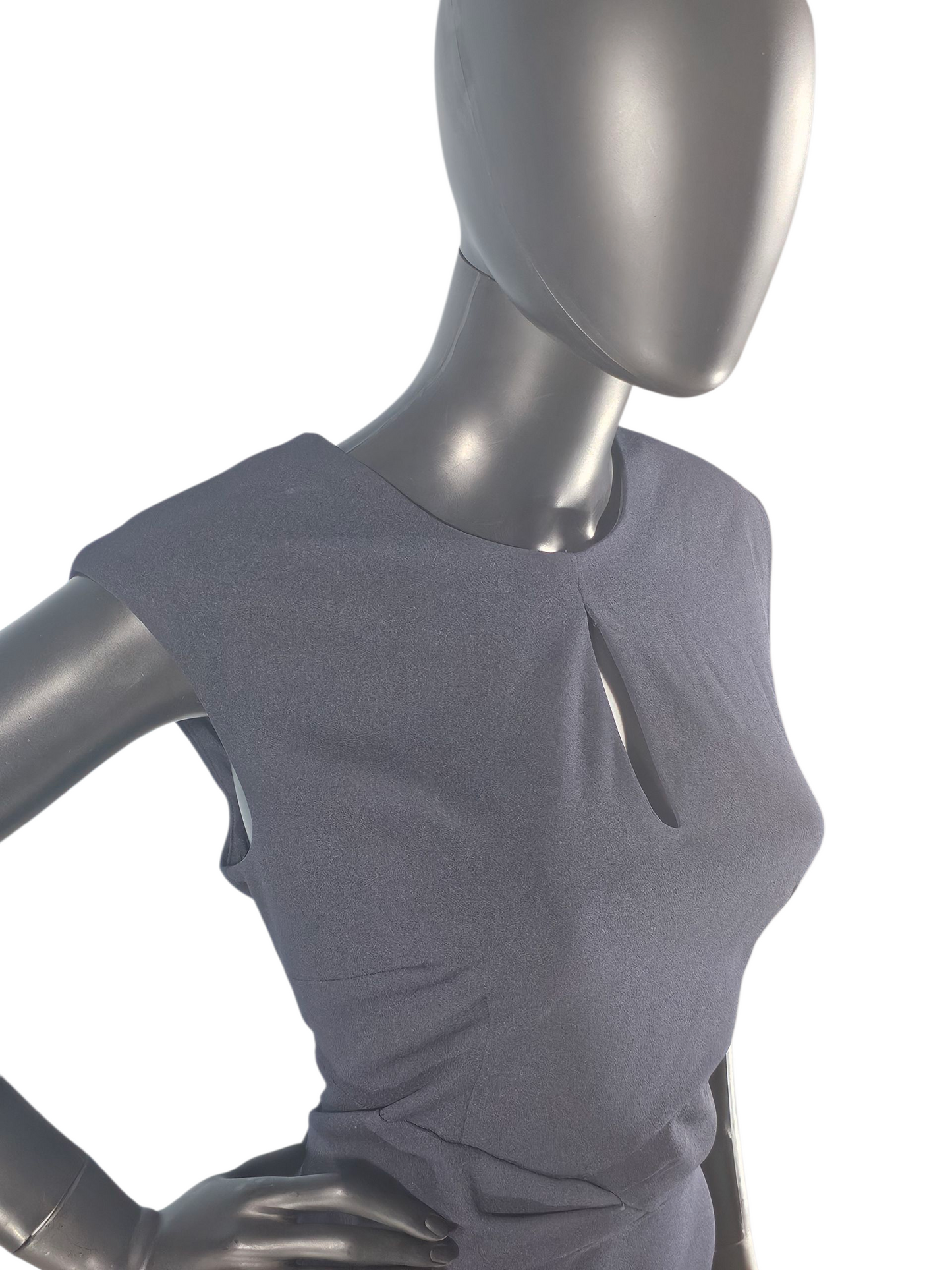 NWT - Navy Keyhole Sheath Dress - London Times