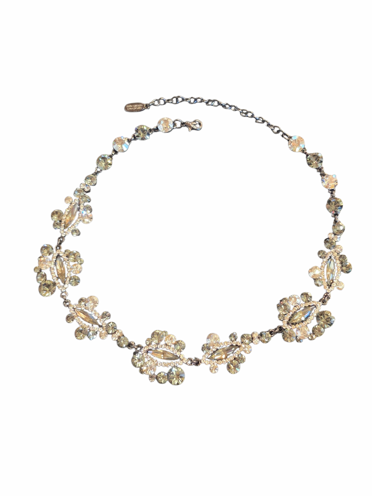 Smoke Crystal Necklace/Earring Set - Creations Georgianni
