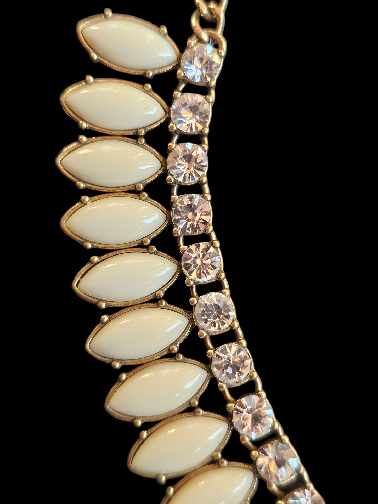 Yellow/Gold/Crystal Statement Necklace - J.Crew