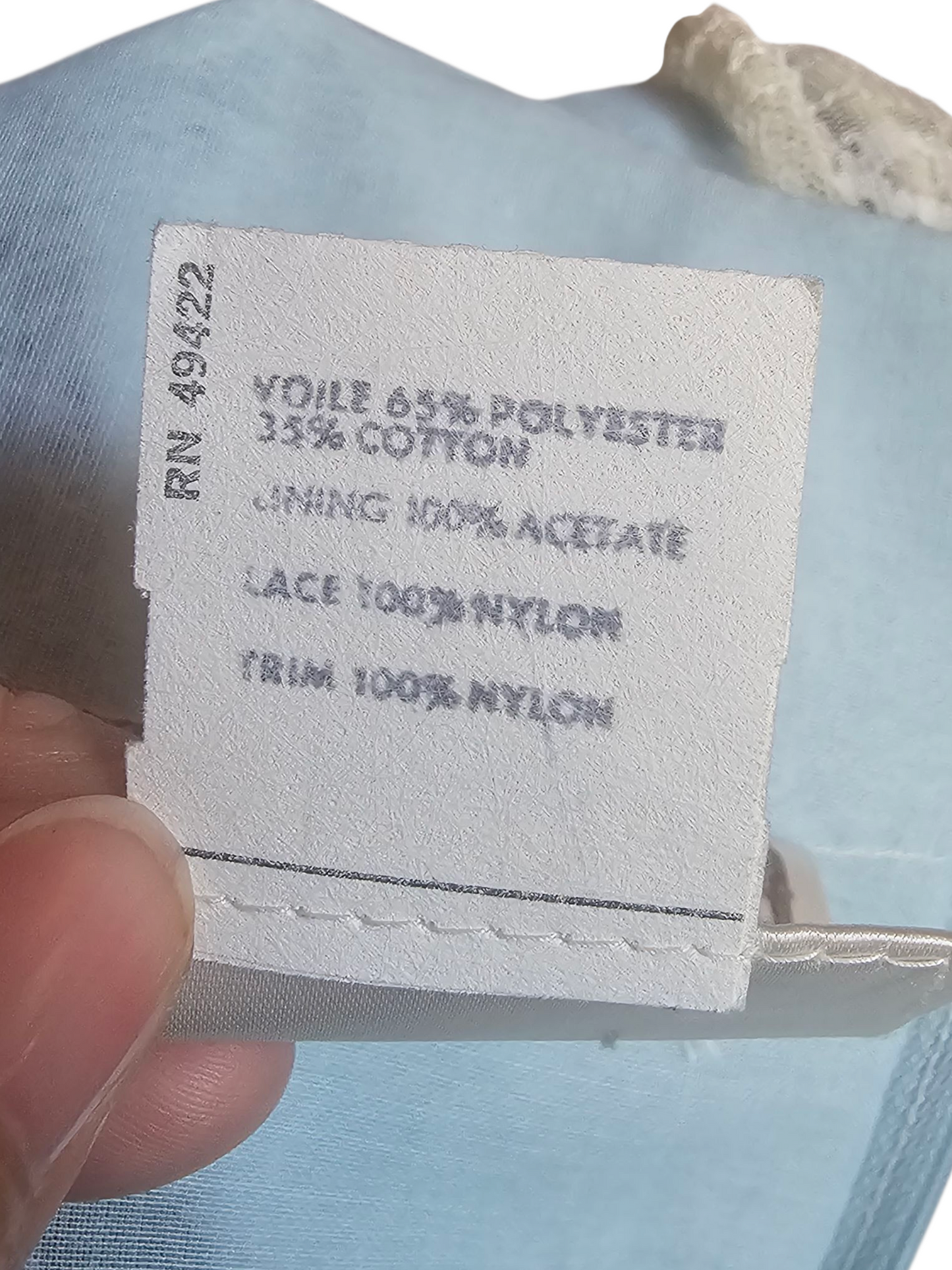 Vintage 70's Blue Prom Prairie Style Maxi Dress - Gunne Sax