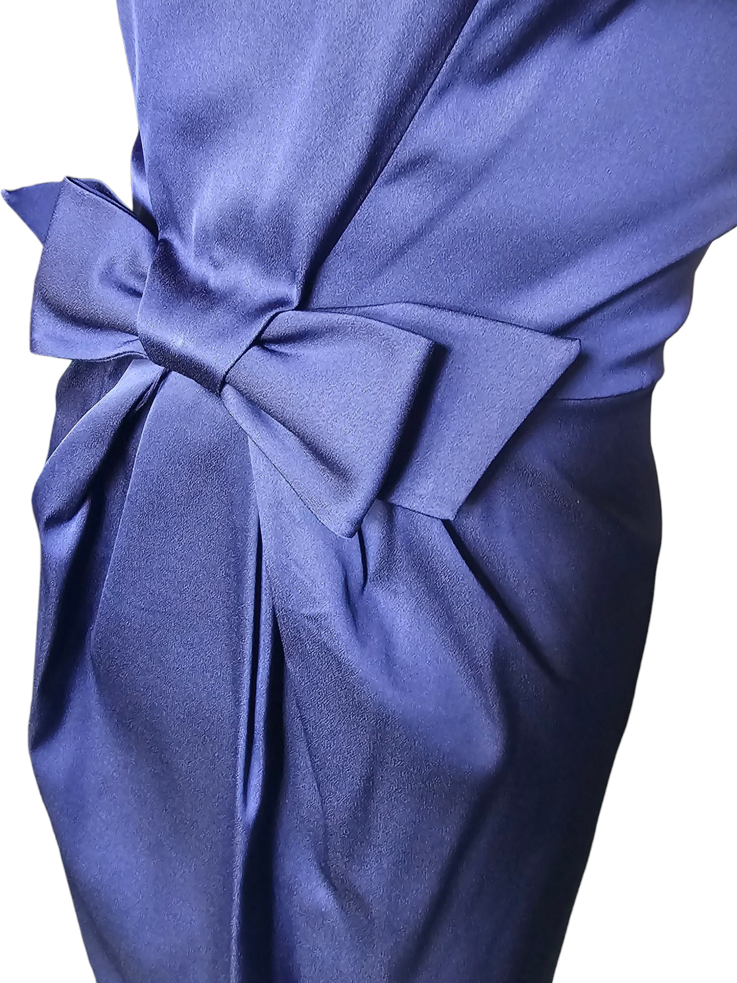 Navy Sheath Bow Cocktail Dress- Maggie London - NWT