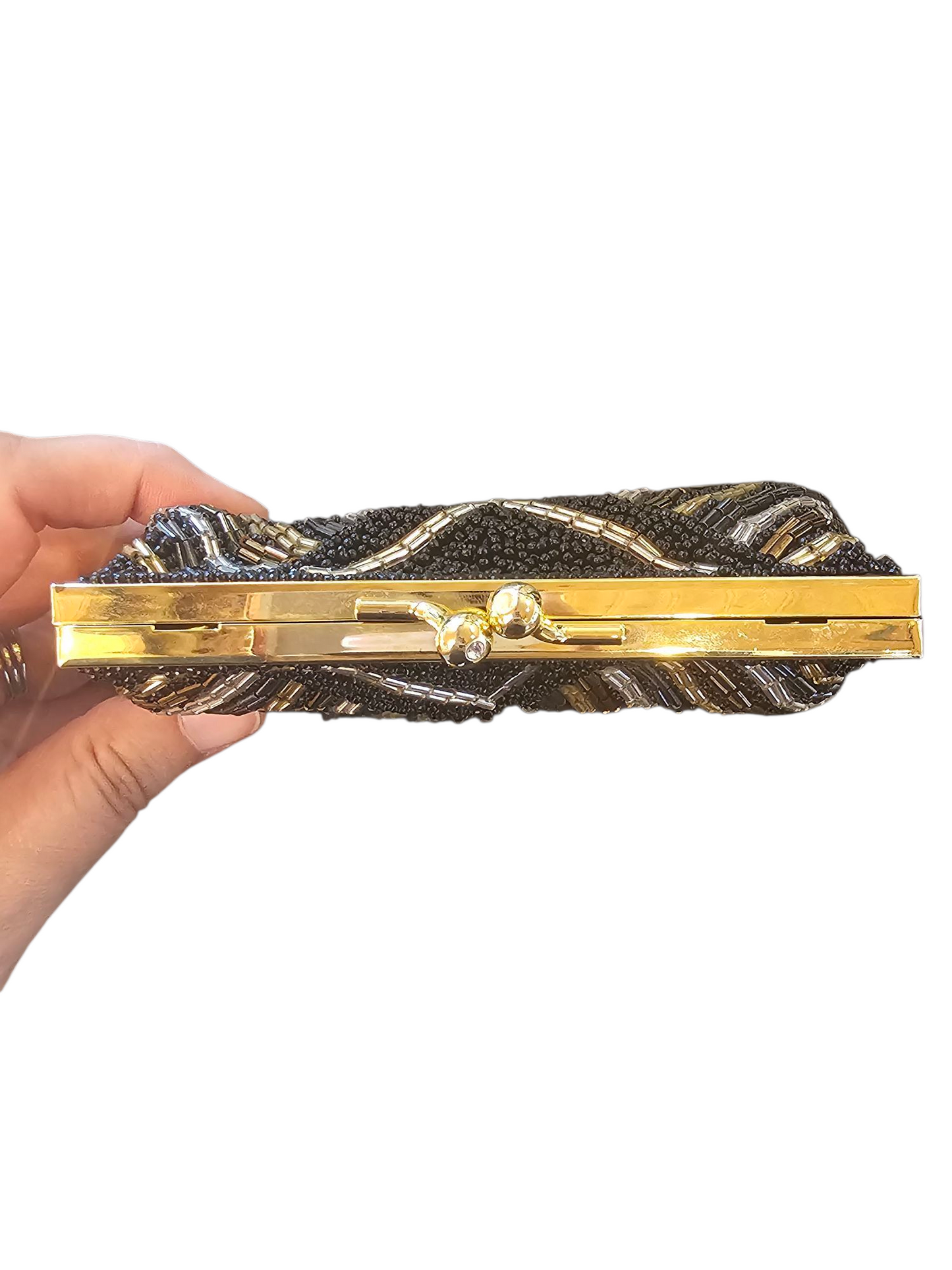 Vintage Shell Beaded Clutch