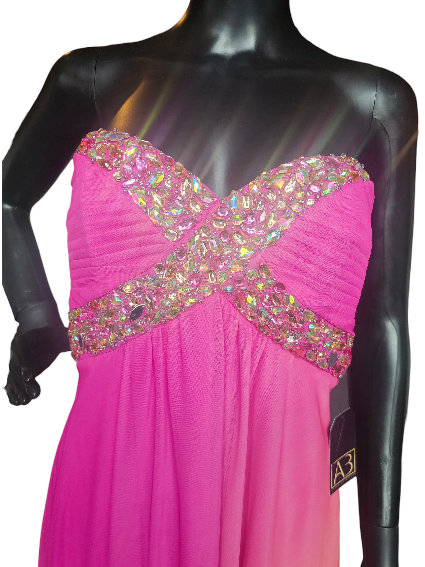 Y2K Pink/Orange Ombre Prom Dress - My Michelle