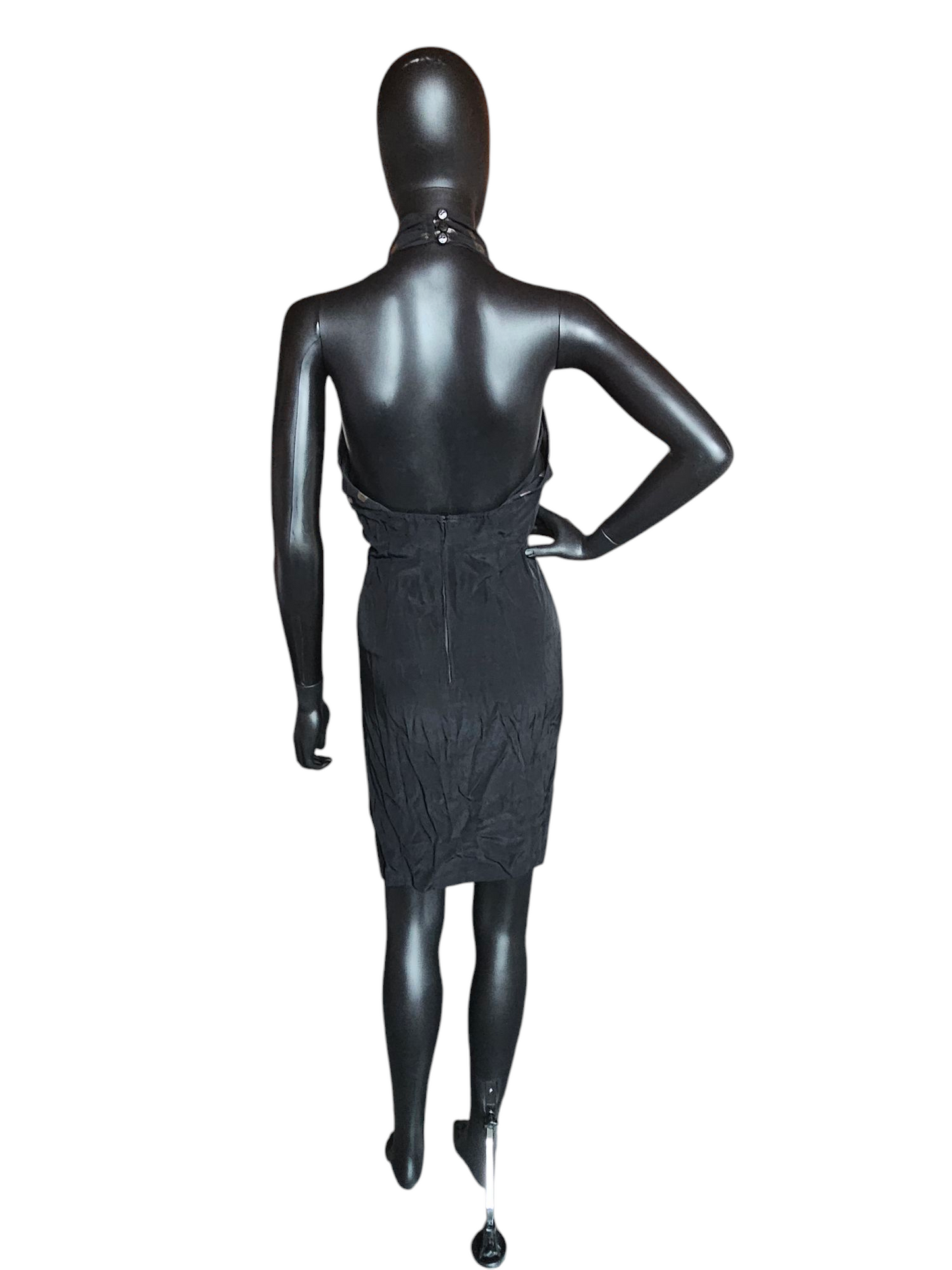 Vintage Polkadot Halter Cocktail Dress