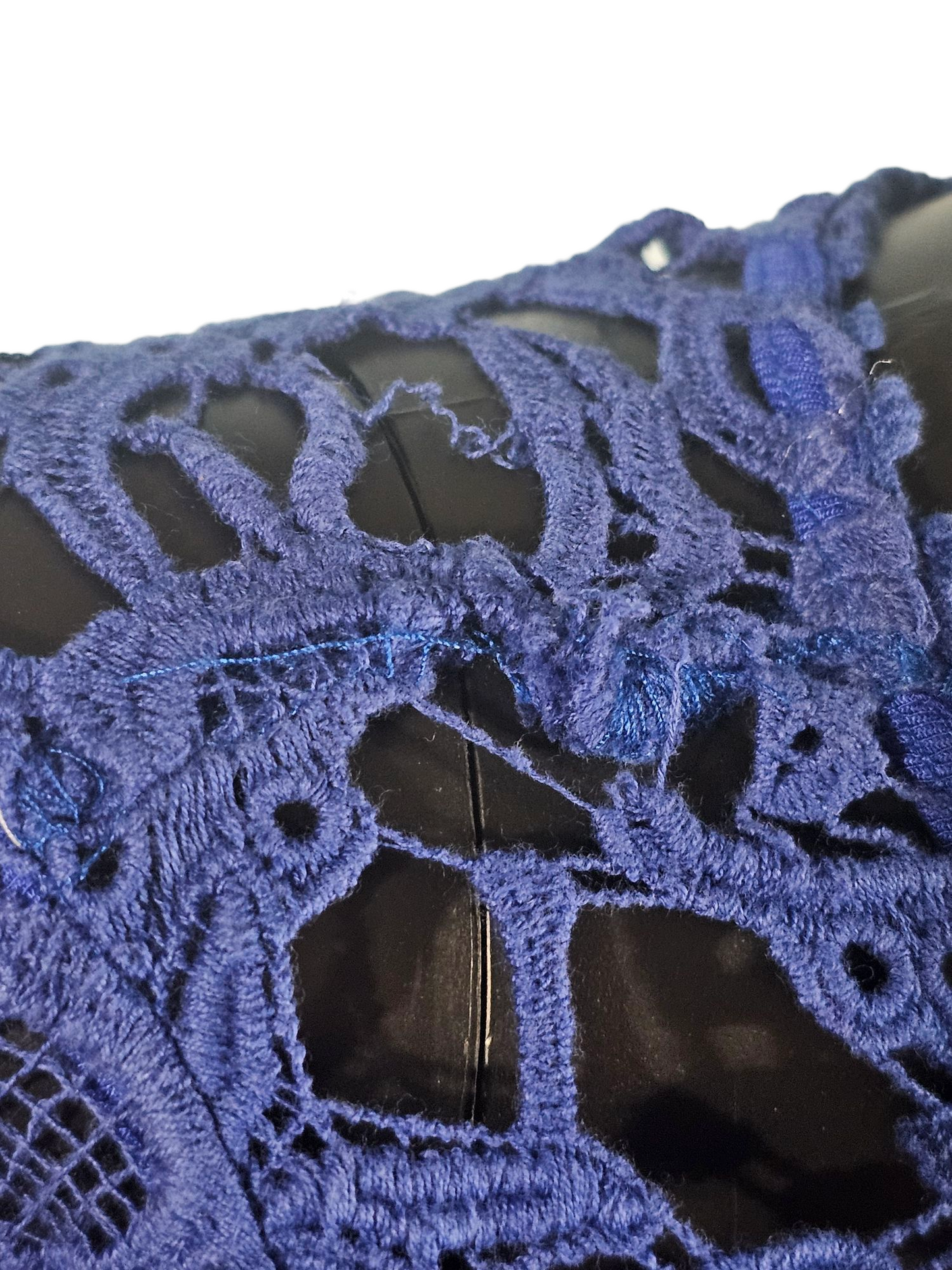 Royal Blue Cotton Lace Flutter Sleeve Mid Dress - NWT - Velvet by Graham & Spencer