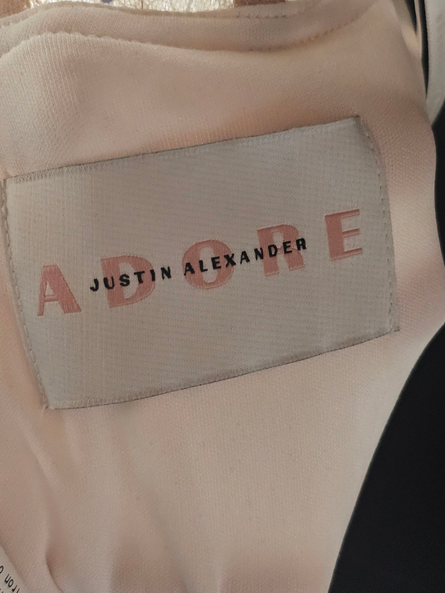 Lace Illusion Bodice Strapless Plunge - Justin Alexander