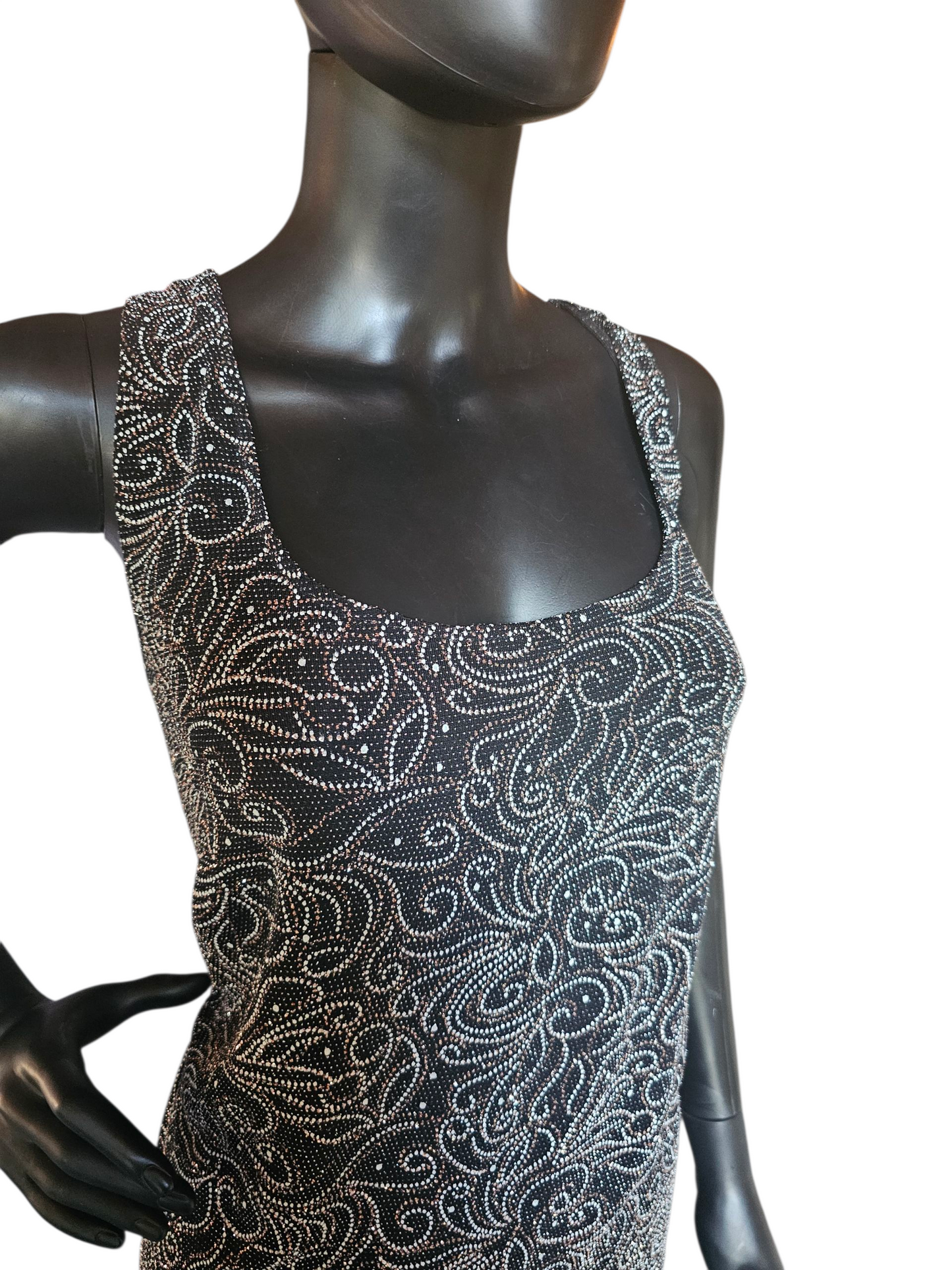 Black/White/Copper 3 Piece Formal Outfit - Alex Evenings