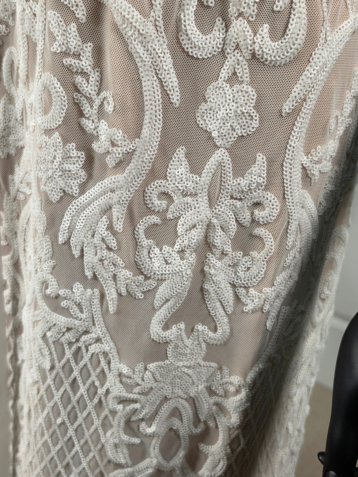 Ivory/Nude Sequin Kick - R & M Richards