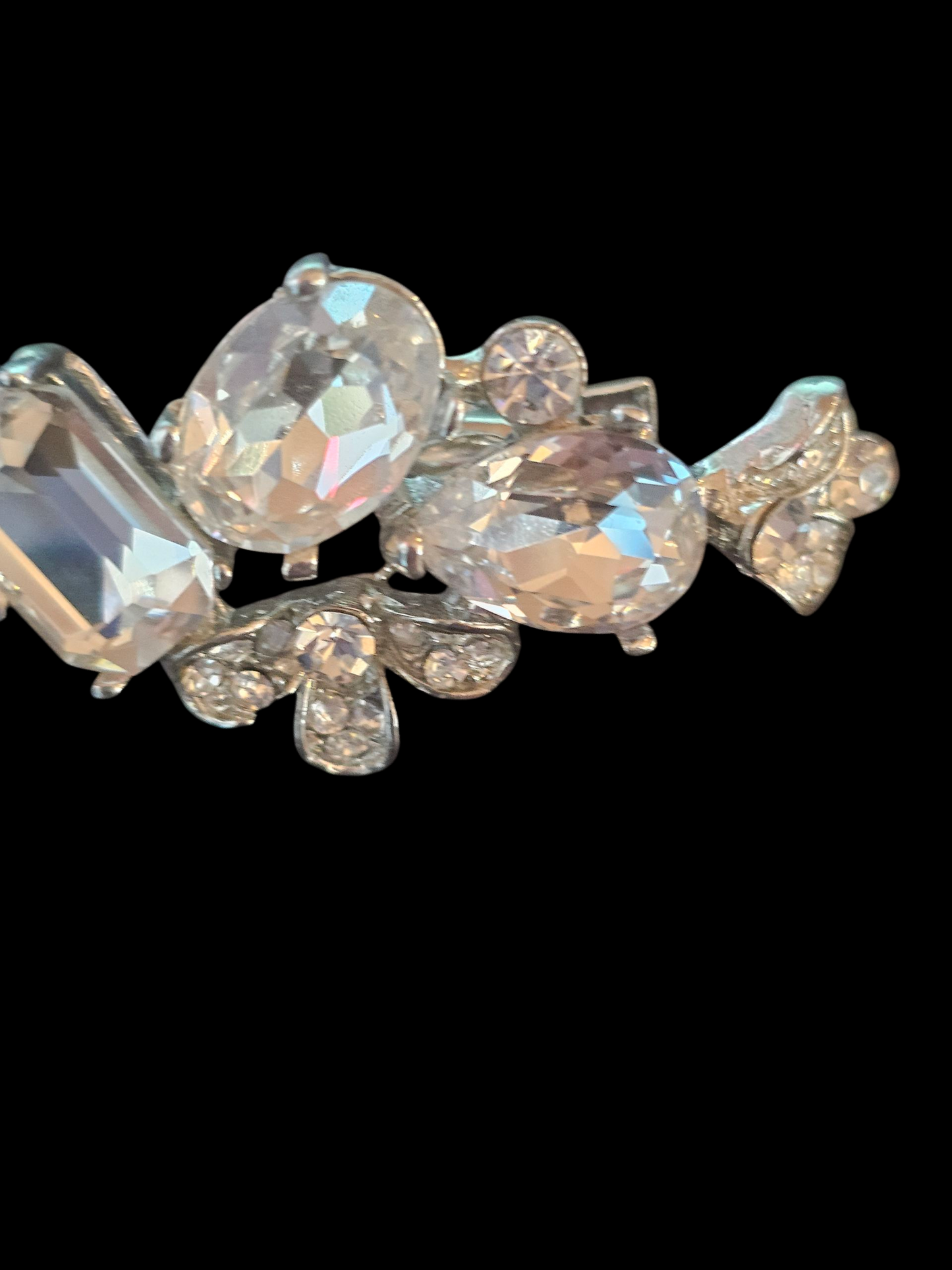 Crystal Aligator Hair Clip