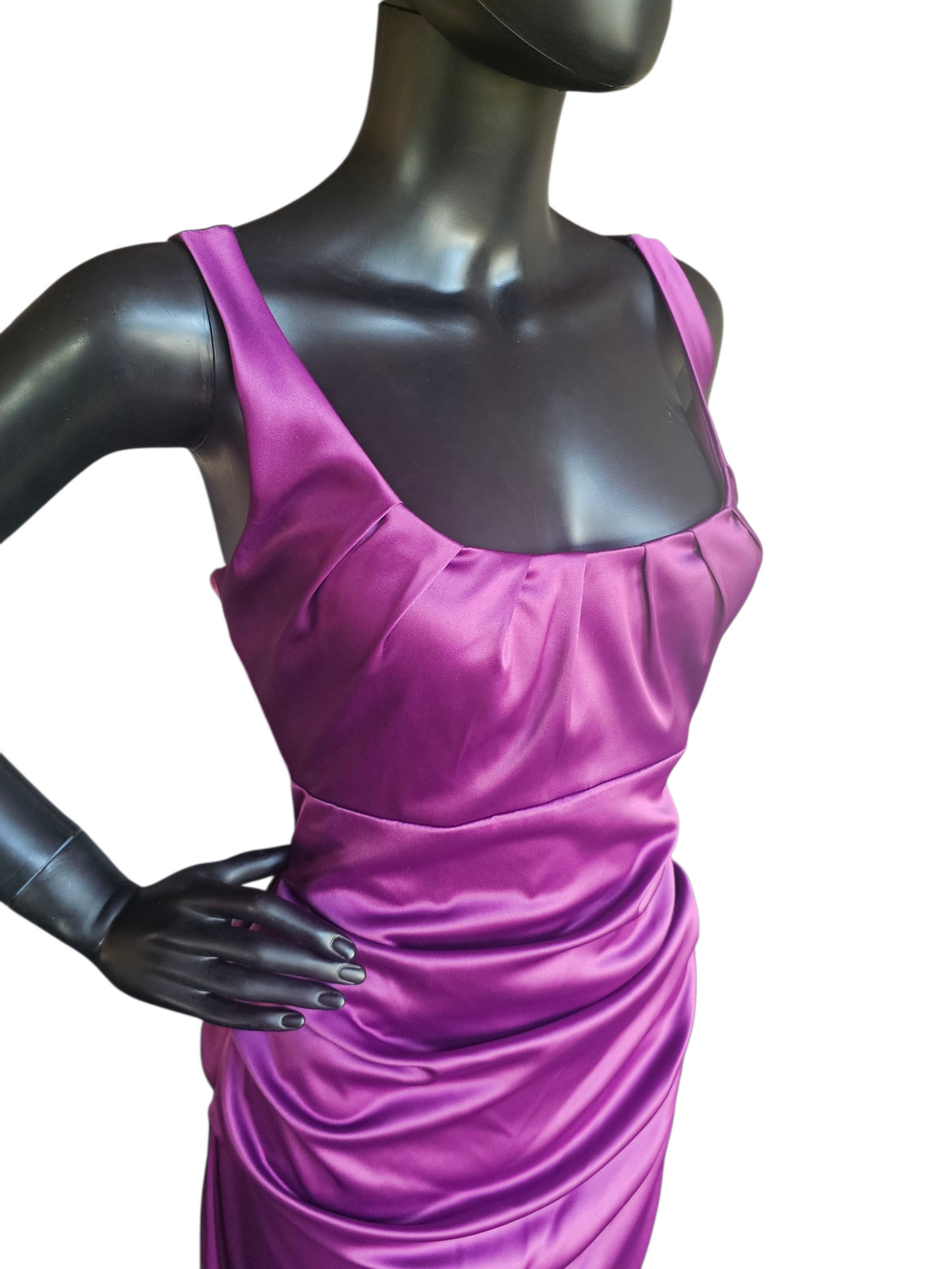 Electric Purple Scoop Cocktail Dress NWT - Suzi Chin/Nordstrom