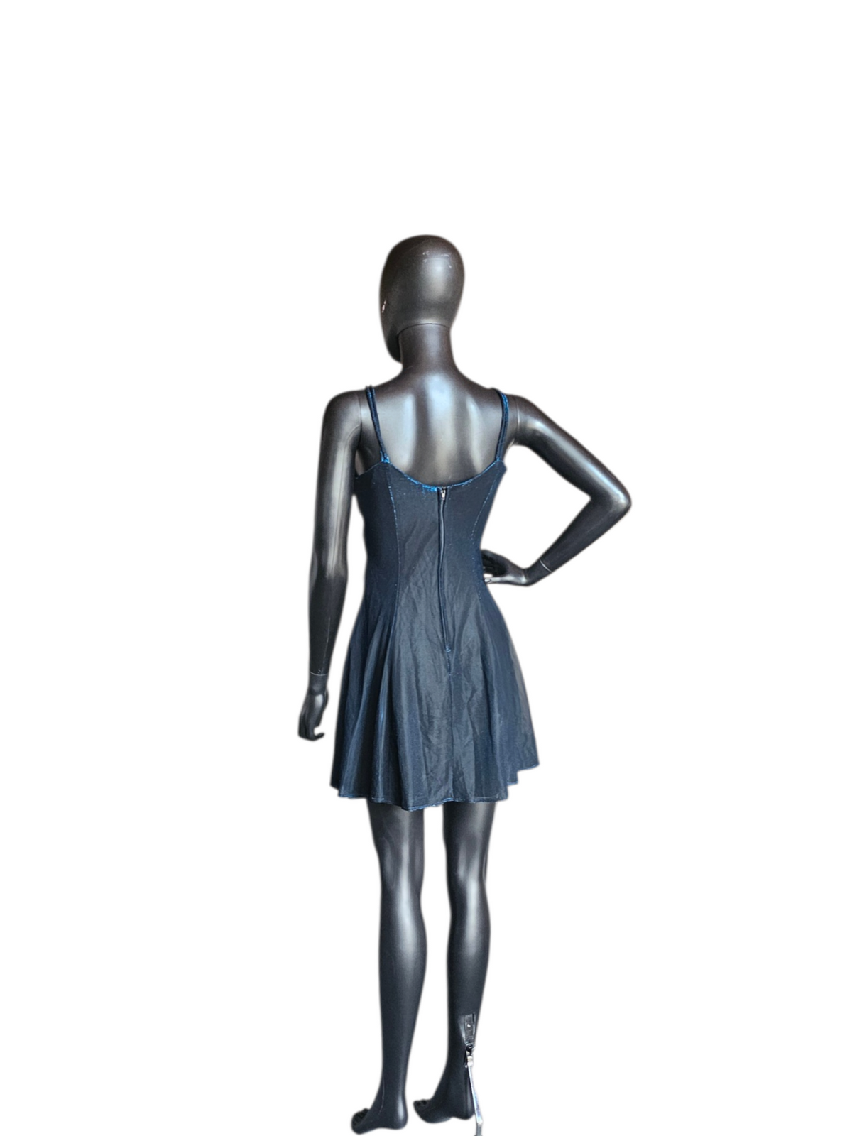 Vintage Y2K Blue Sparkle Homecoming Dress - All That Jazz