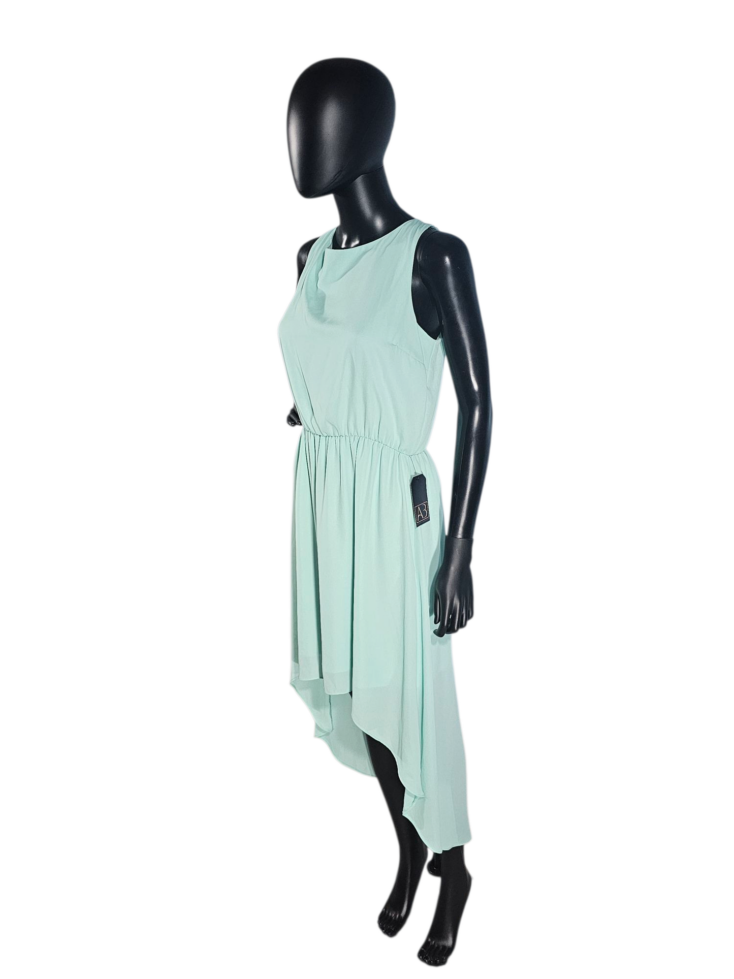 Turquois Chiffon High-Low Casual Dress - Charming Charlie