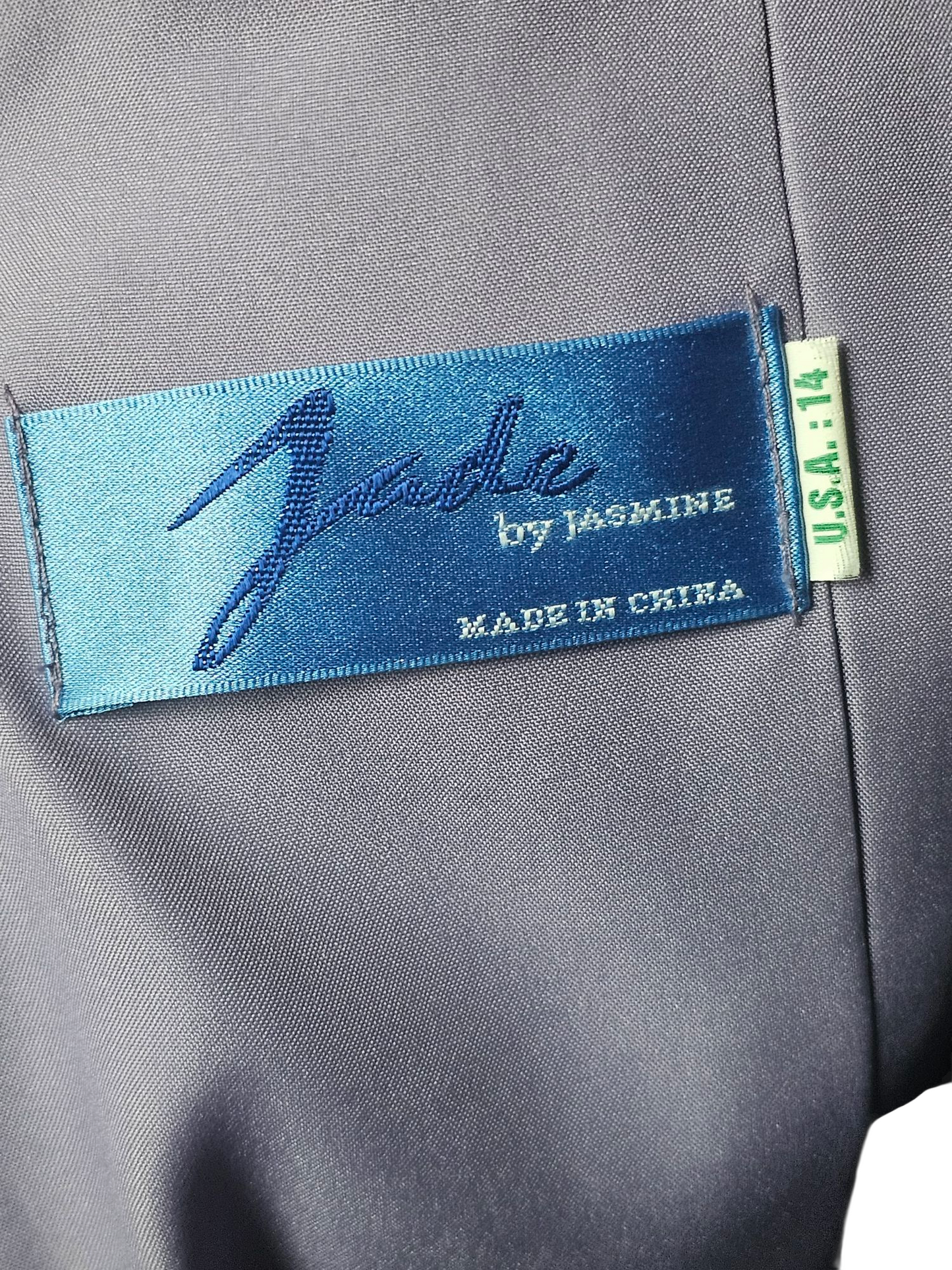 Iridescent Rose Taffeta Asymmetrical Off Shoulder Cocktail Dress - Jade