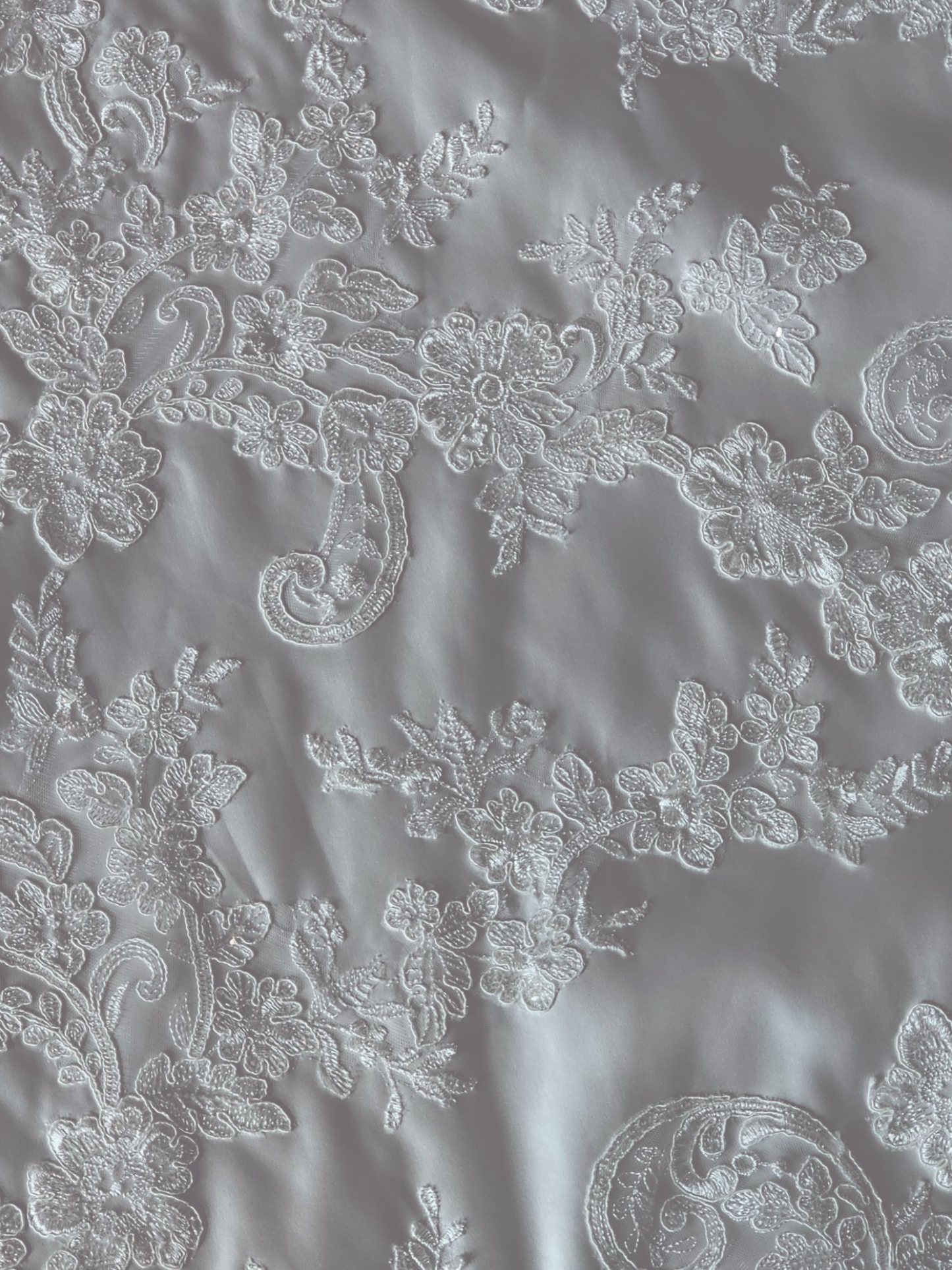 Strapless A-Line Ivory Satin with Scalloped Hem Detail -  Morilee