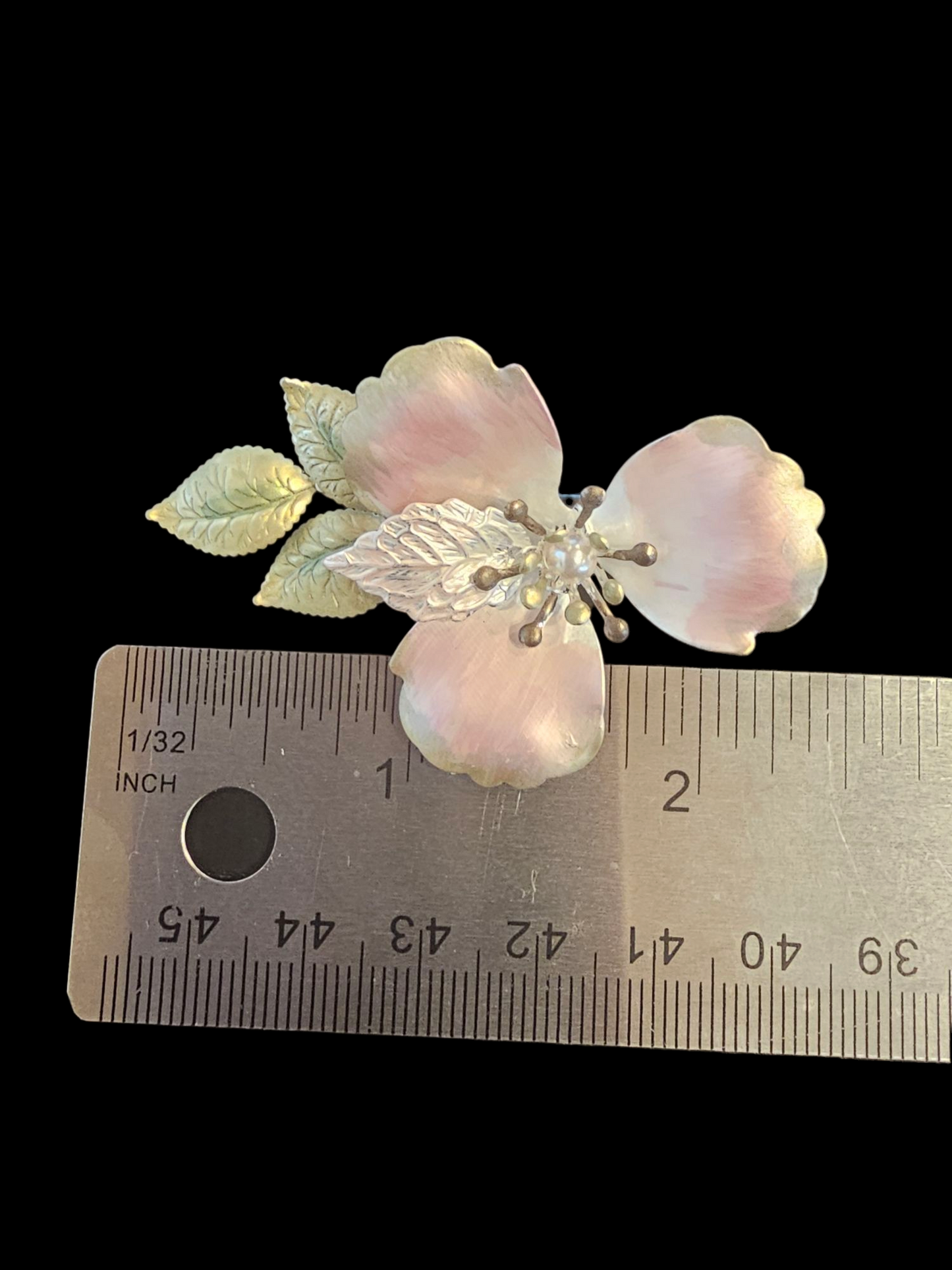 Simple Metal Flower Hair Clip - Marionat