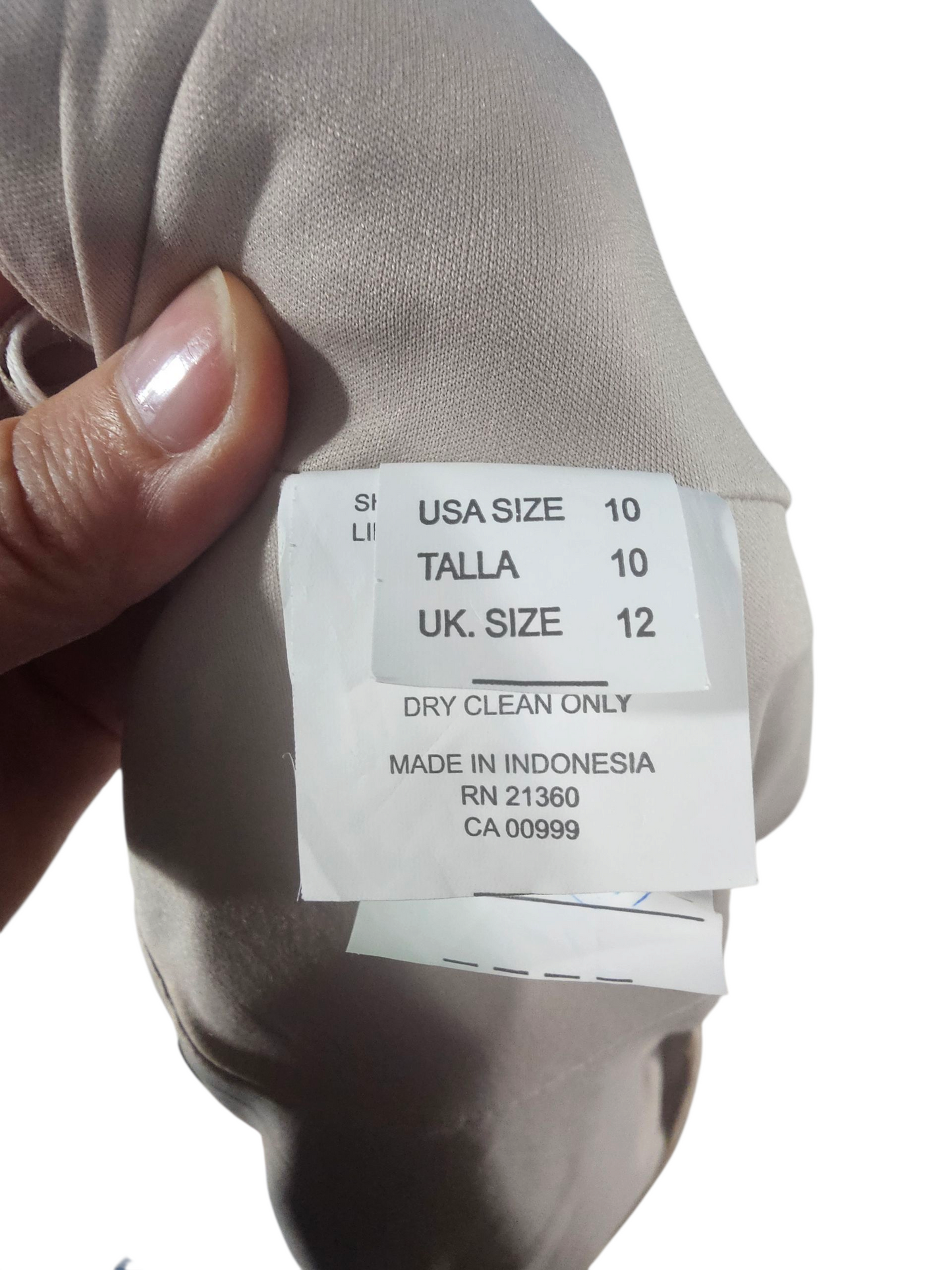 Latte Charmeuse Mock Neck Asymmetrical Cocktail Dress - Mori Lee