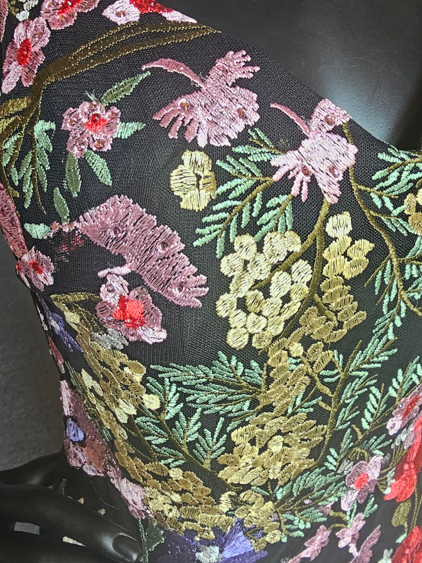 Floral Embroidered Cocktail Dress - Mac Duggal