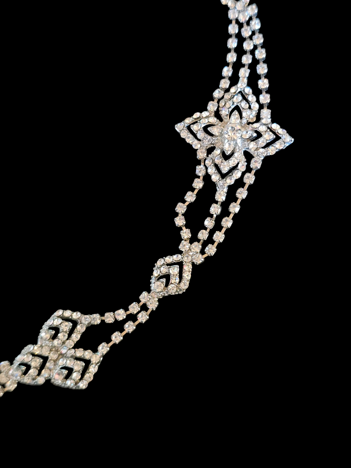 Art Deco Crystal Hair Coronet